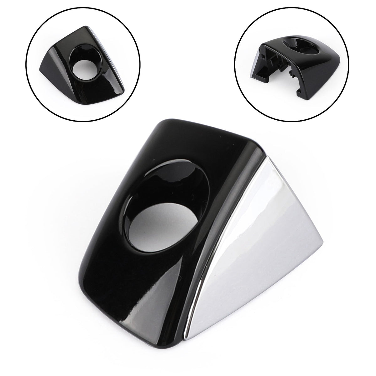 Chrome Front Left Cap Door Handle Key Hole Cover 4H1837879B For AUDI A6 A7