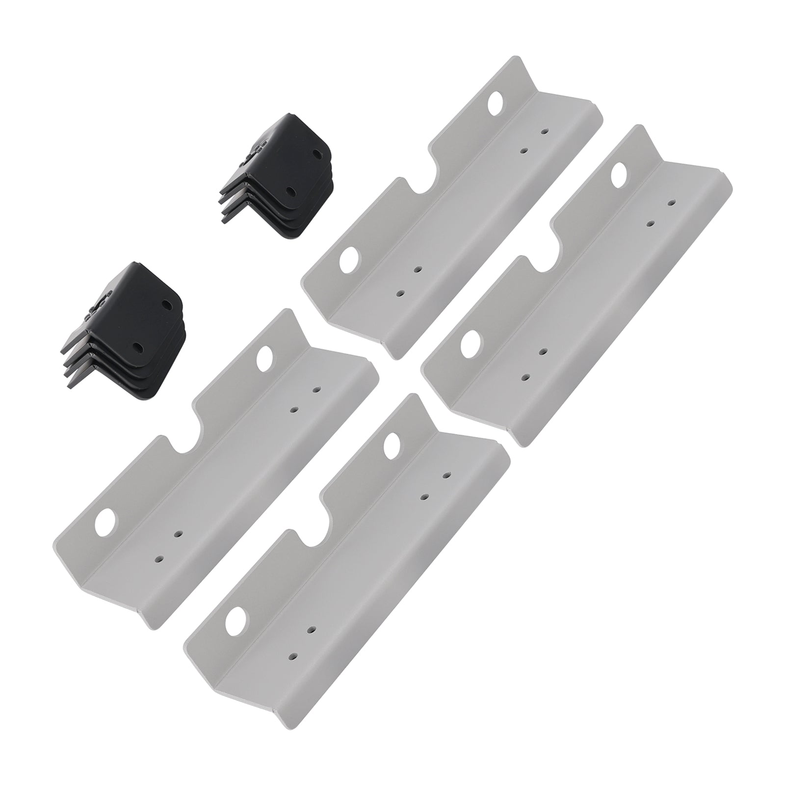12x Seat Mounting Reinforcement Plates/Brackets For VW T5 T6 2 + 1 Rear Seats