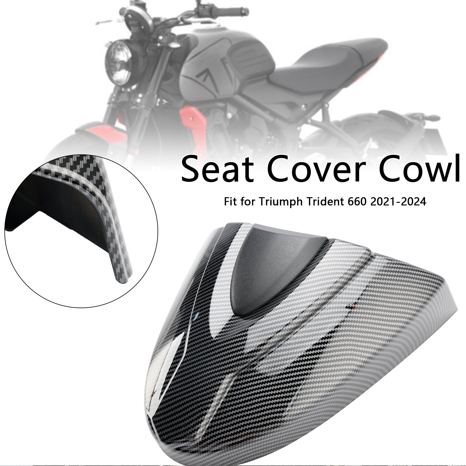 2021-2024 Trident 660 Tail Rear Seat Cover Fairing Cowl