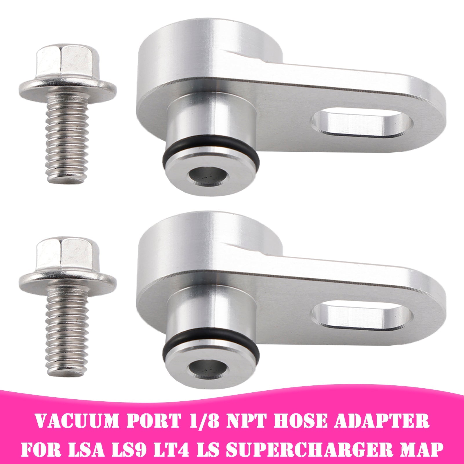 Vacuum Port 1/8 NPT Hose Adapter for LSA LS9 LT4 LS Supercharger MAP