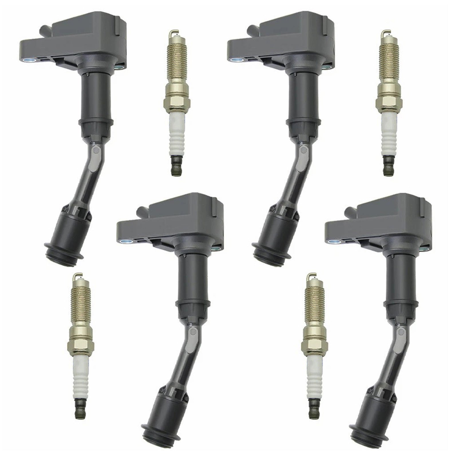 4X Ignition Coil + 4X Spark Plug UF735 For Ford Fusion Escape 1.5L 2014-2020