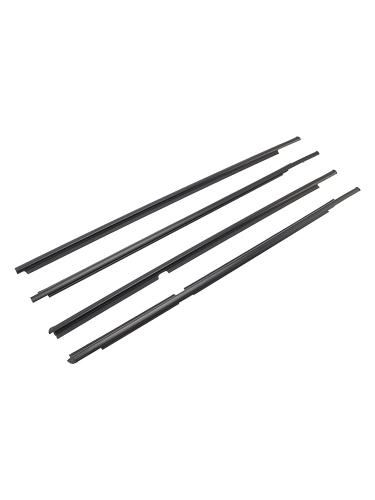 2006-2013 Toyota Yaris Hatchback 4PCS Door Glass Belt Outer Molding Weatherstrip
