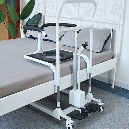 Electric Transfer Chair Patient Lift (4 in 1) for Home  180° Split Seat 330 lbs Load-Bearing for Elderly Disabled Handicapped  Full Body Sling Portable