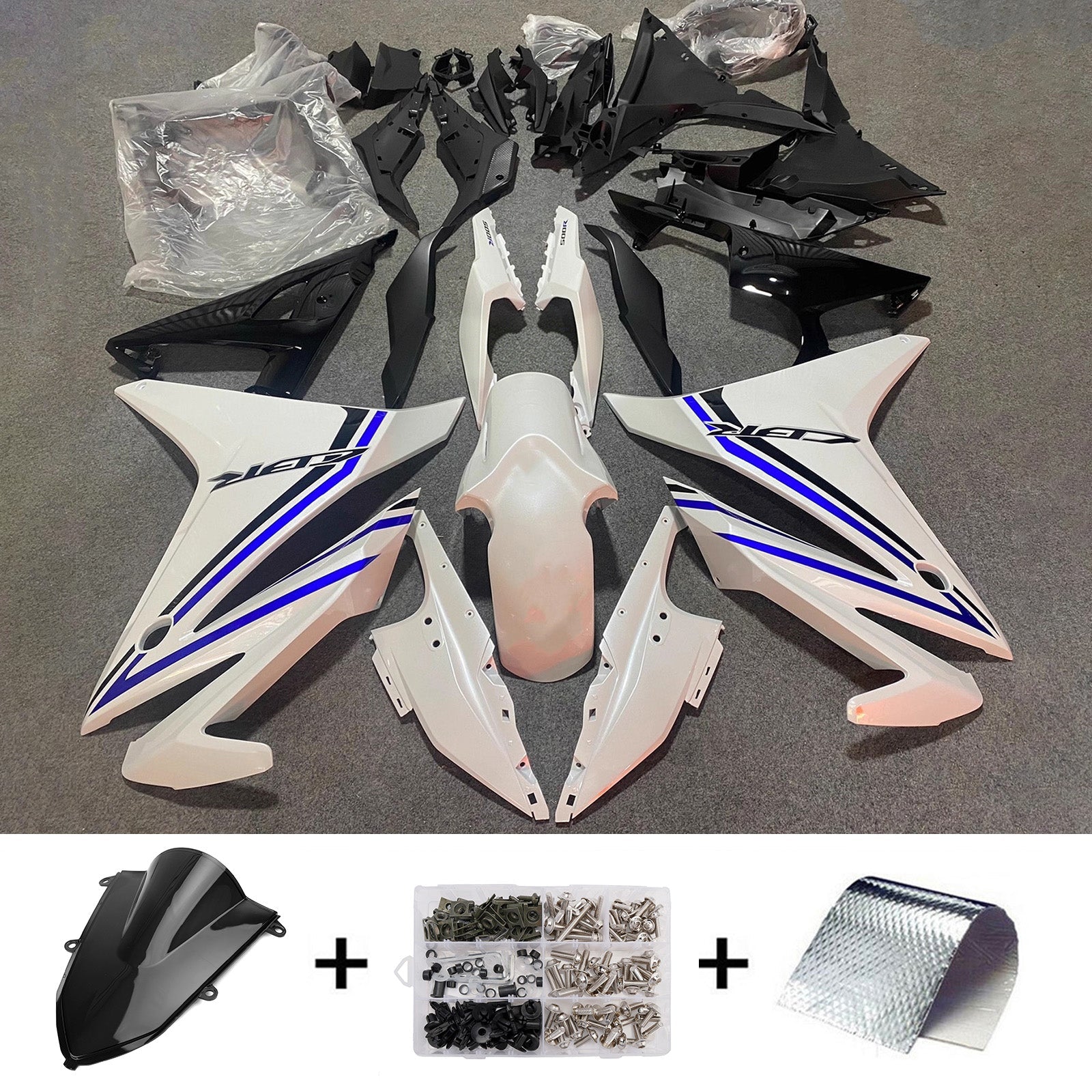 Injection Fairing Kit Bodywork Plastic ABS For Honda CBR500R 2019-2021