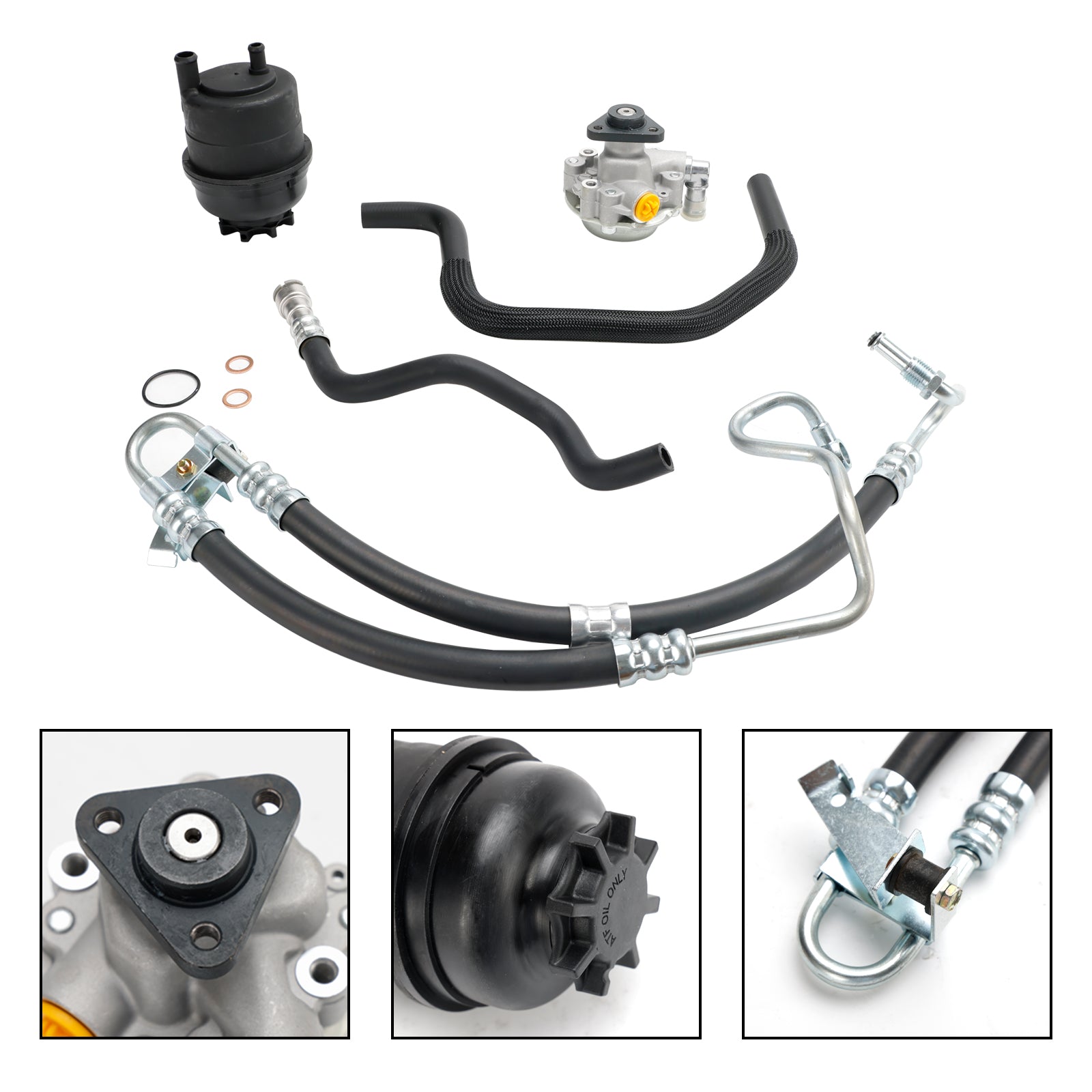 2001-2005 BMW E46 323i 325i 328Ci 328i 330i Power Steering Pump Kit 553-58945 32416760036 Generic