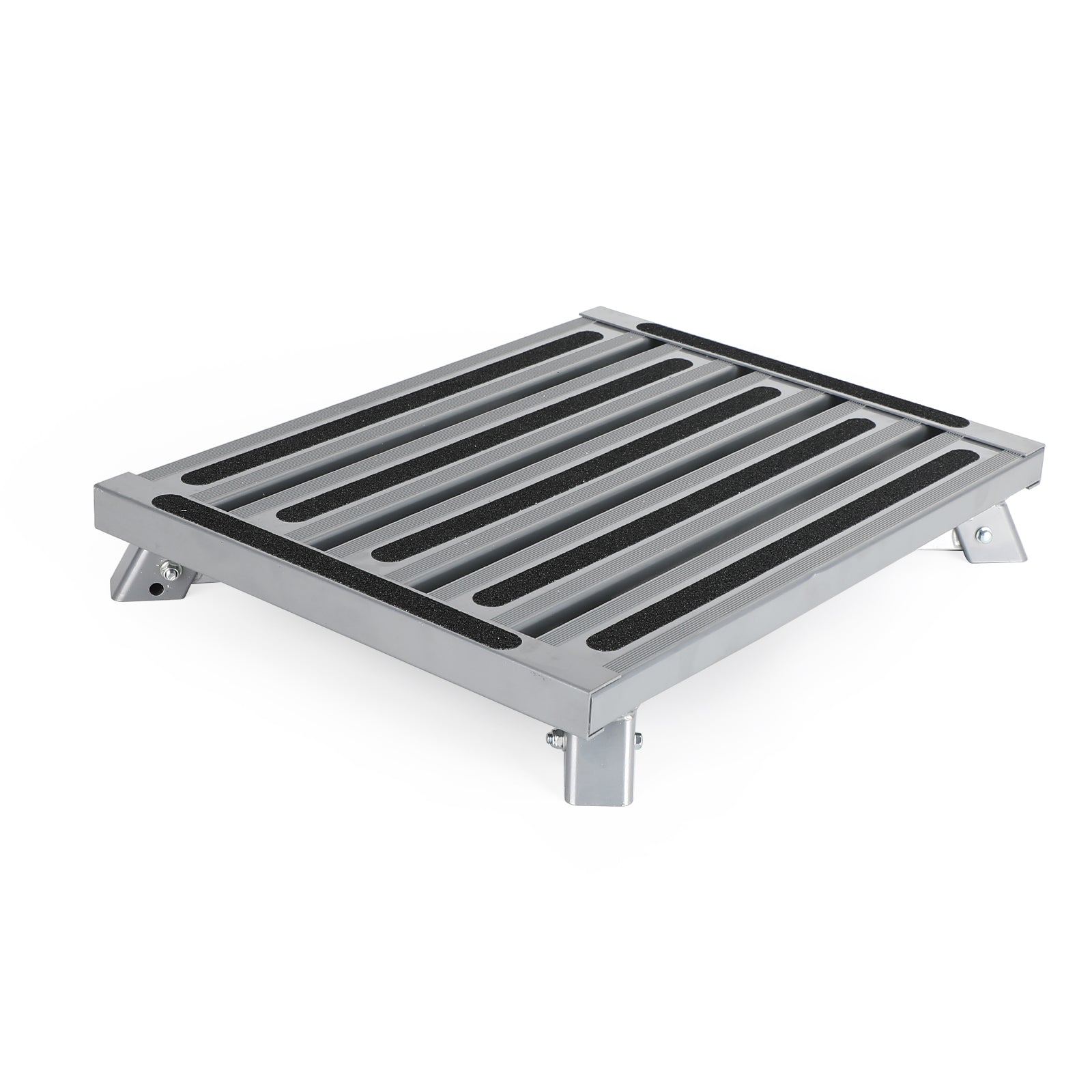Portable Folding Aluminum Platform RV Step Stool Trailer Camper Working Ladder