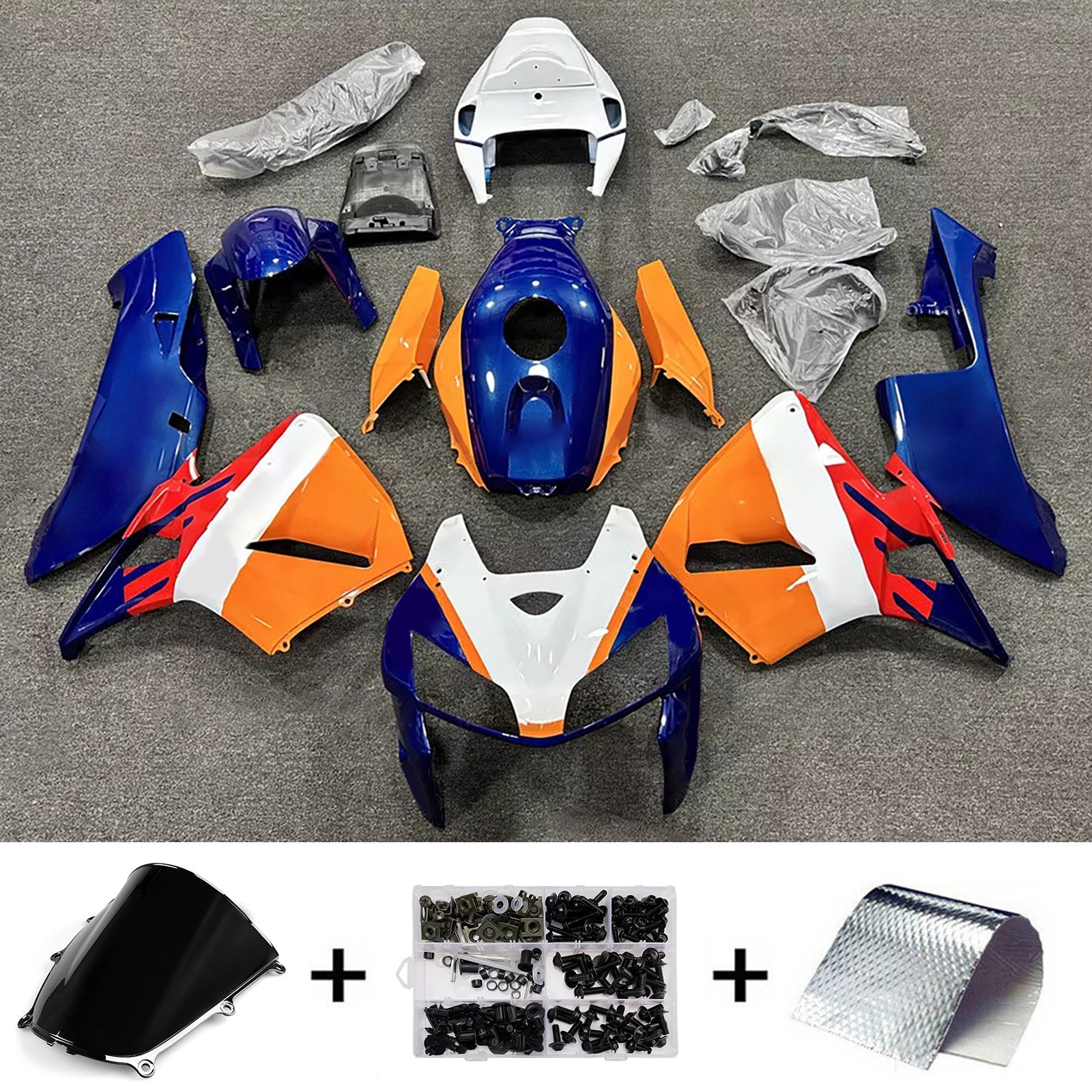 Injection Fairing Kit Bodywork Plastic ABS For Honda CBR600RR 2005-2006 F5