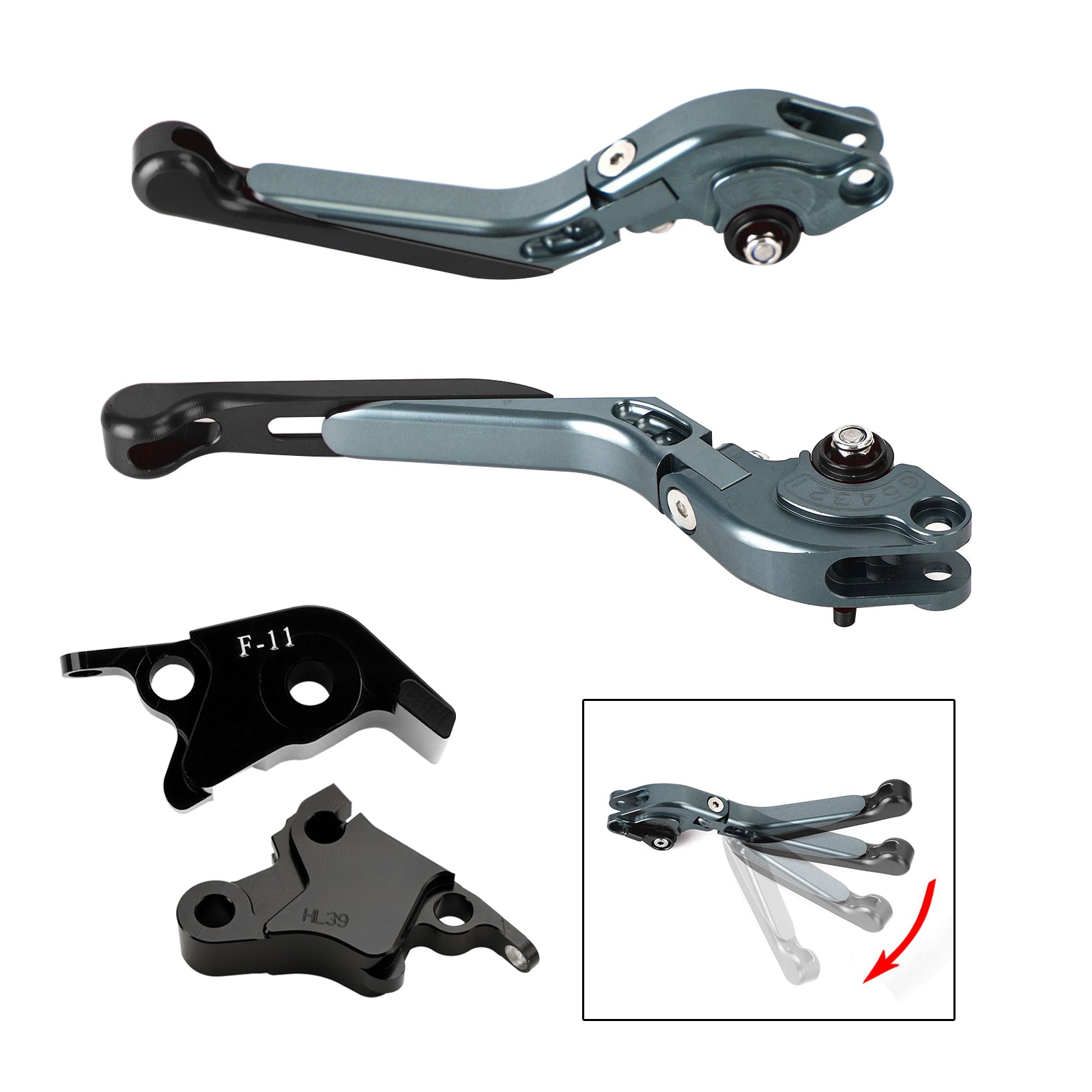 2021-2022 CFMOTO 700CL-X Sport Adjustable Clutch Brake Lever