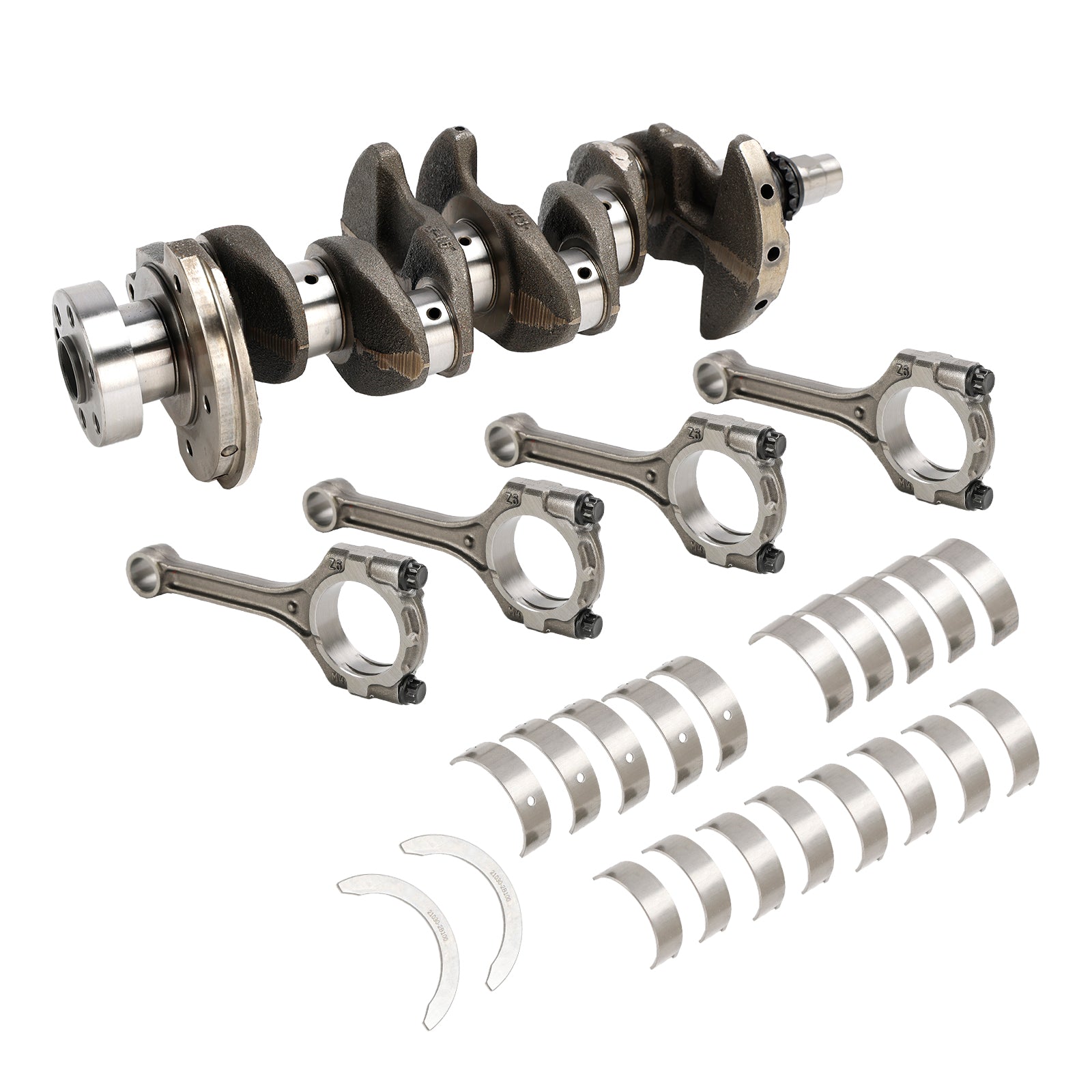 2017 Hyundai Accent LE Sedan 4-Door 1.6L Engine Crankshaft Con Rods & Bearing Set 231102B610