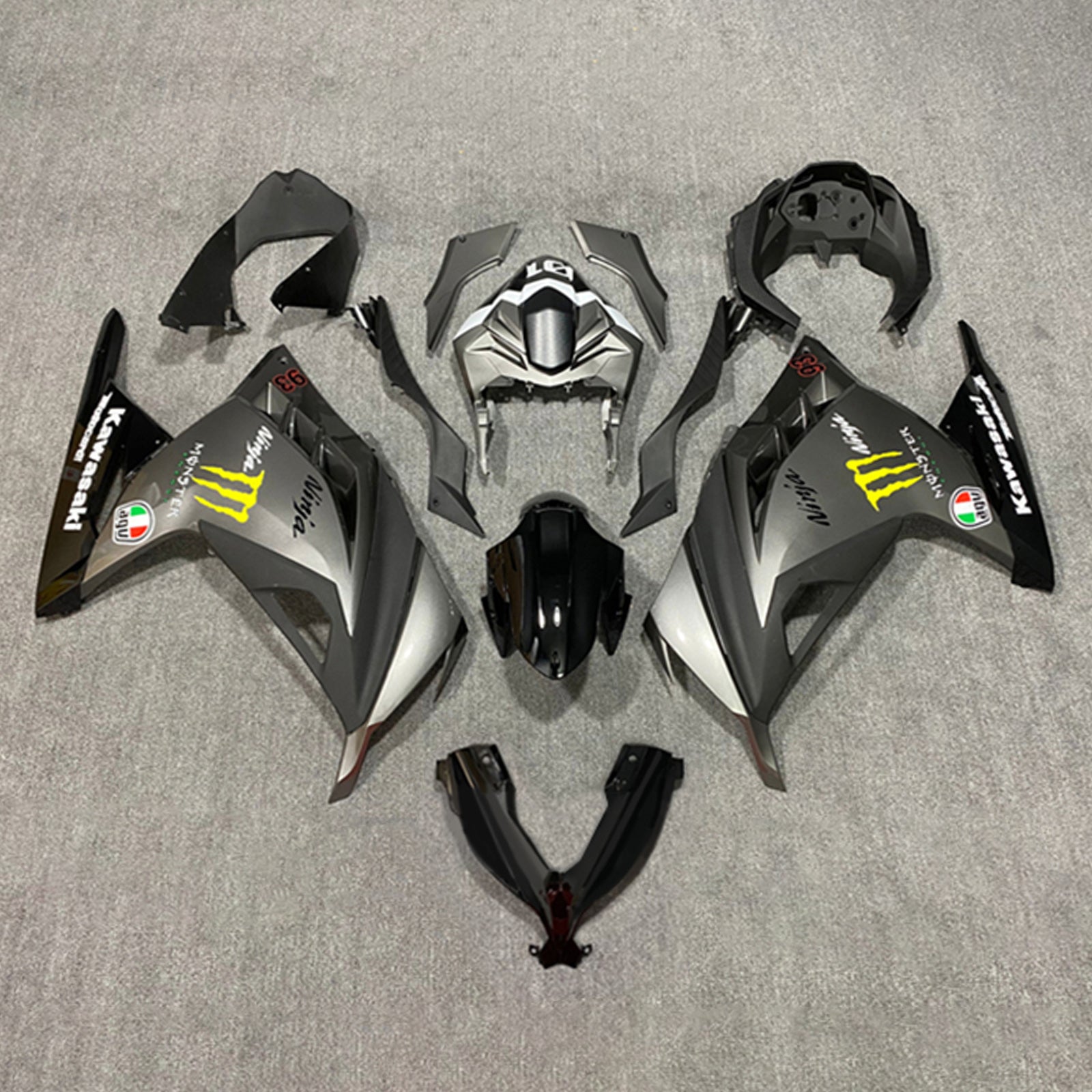 2013-2024 Kawasaki EX300/Ninja300 Injection Fairing Kit Bodywork Plastic ABS