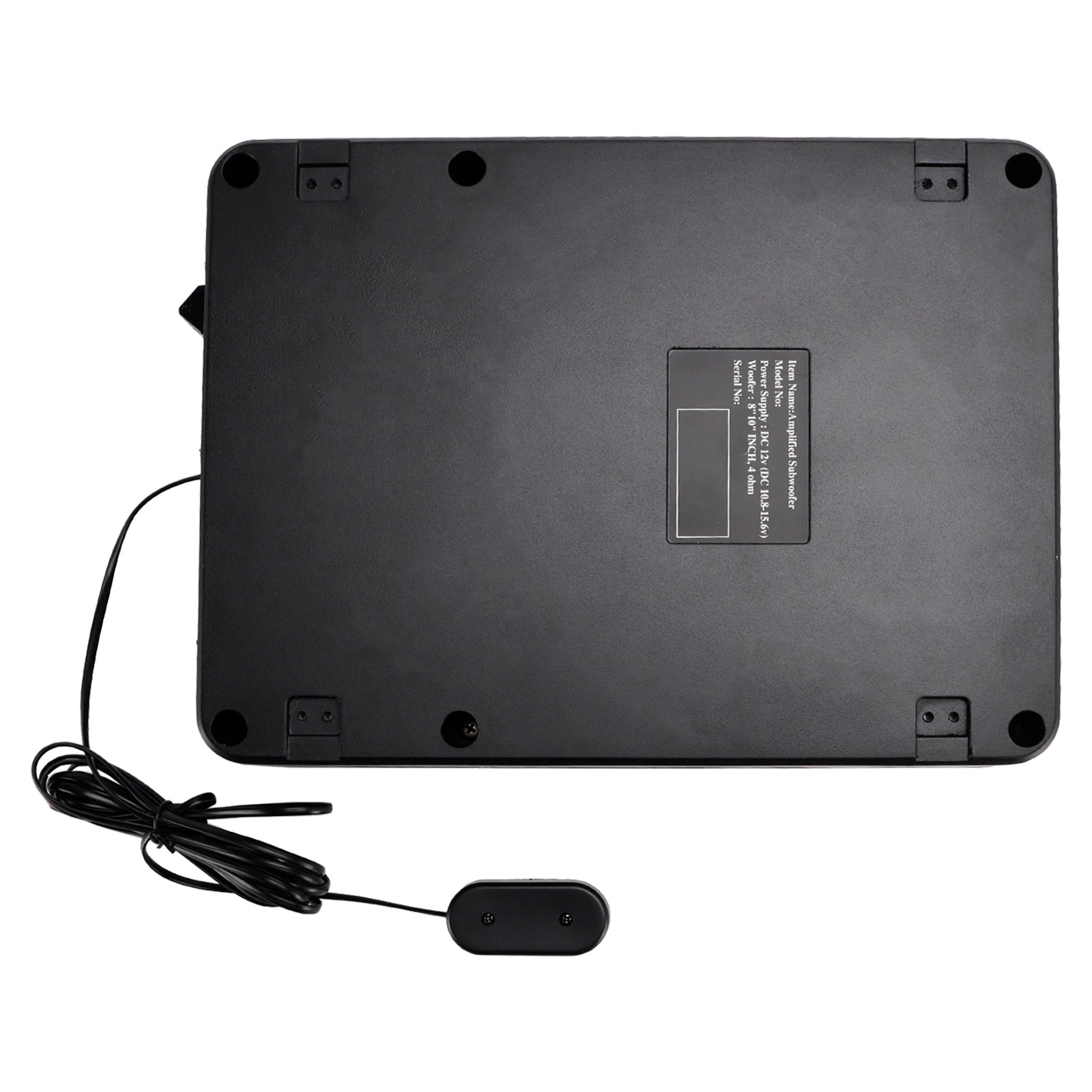 1200W Car Subwoofer 10" 12V Slim Under Seat Powered Car Subwoofer APP Control