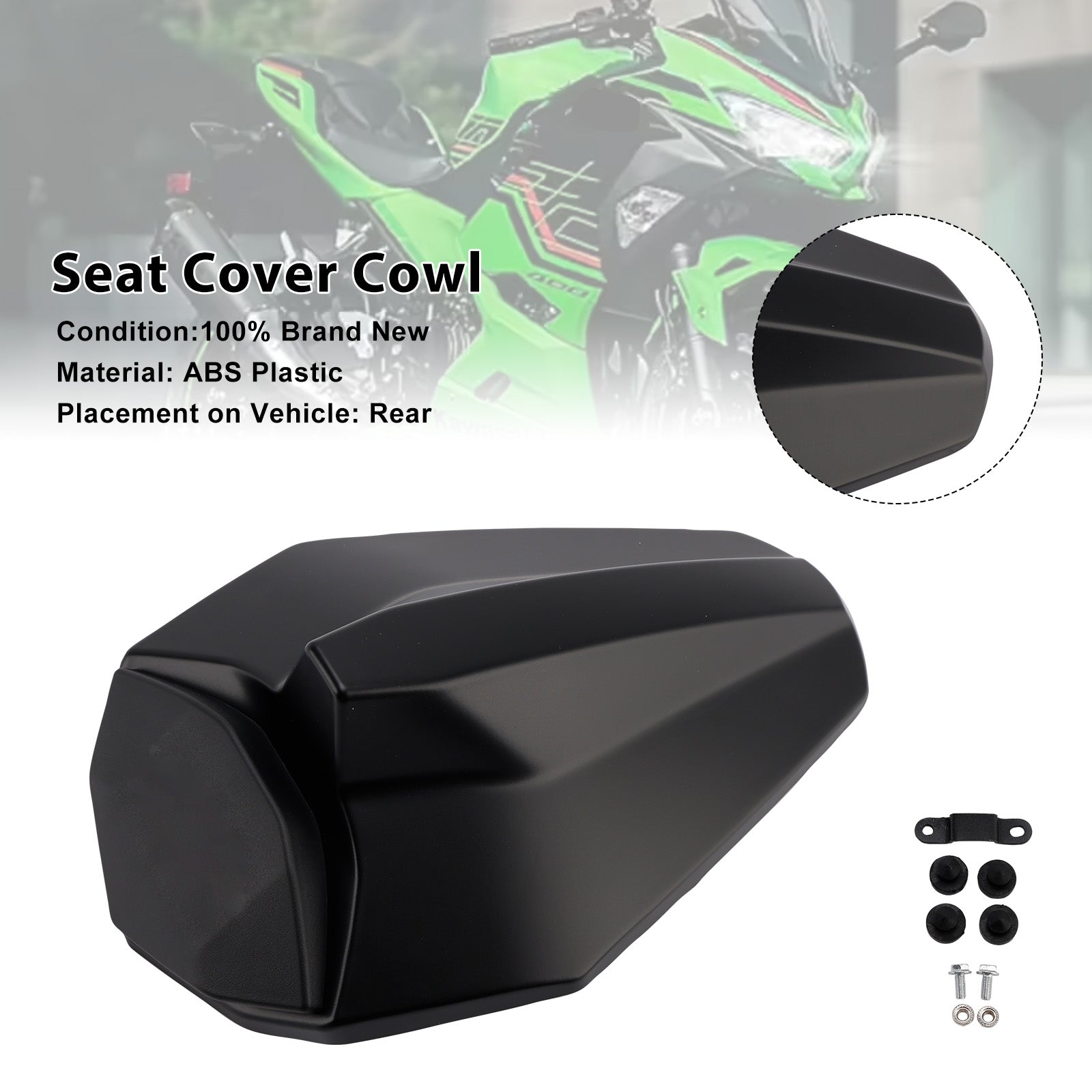 Racing Tail Rear Seat Fairing Cowl for Kawasaki ZX25R ZX4R ZX4RR 2020-2025