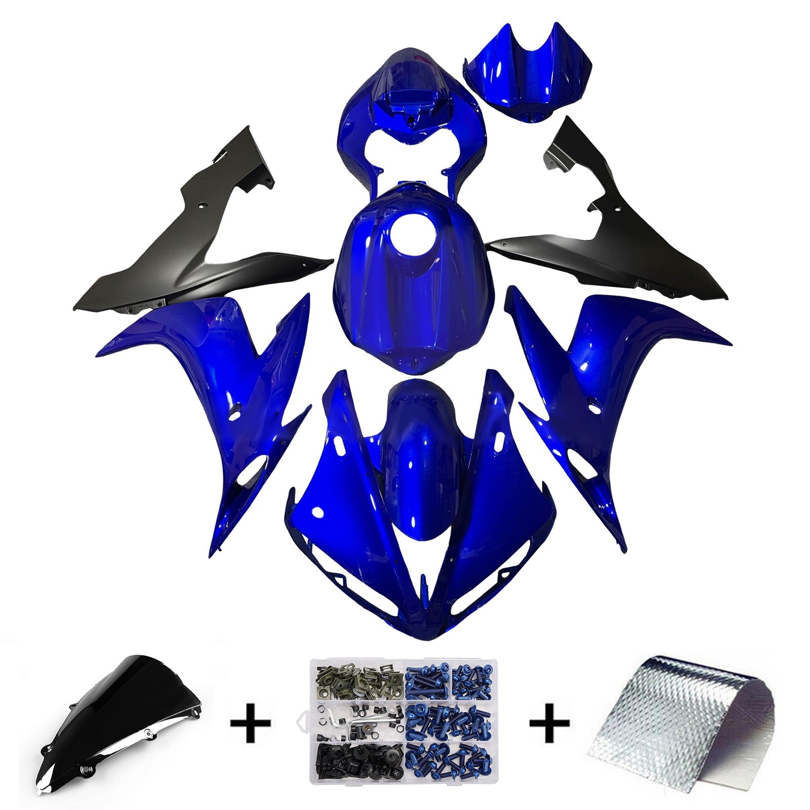 Injection Fairing Kit Bodywork Plastic ABS For Yamaha YZFR1 YZF-R1 2004-2006
