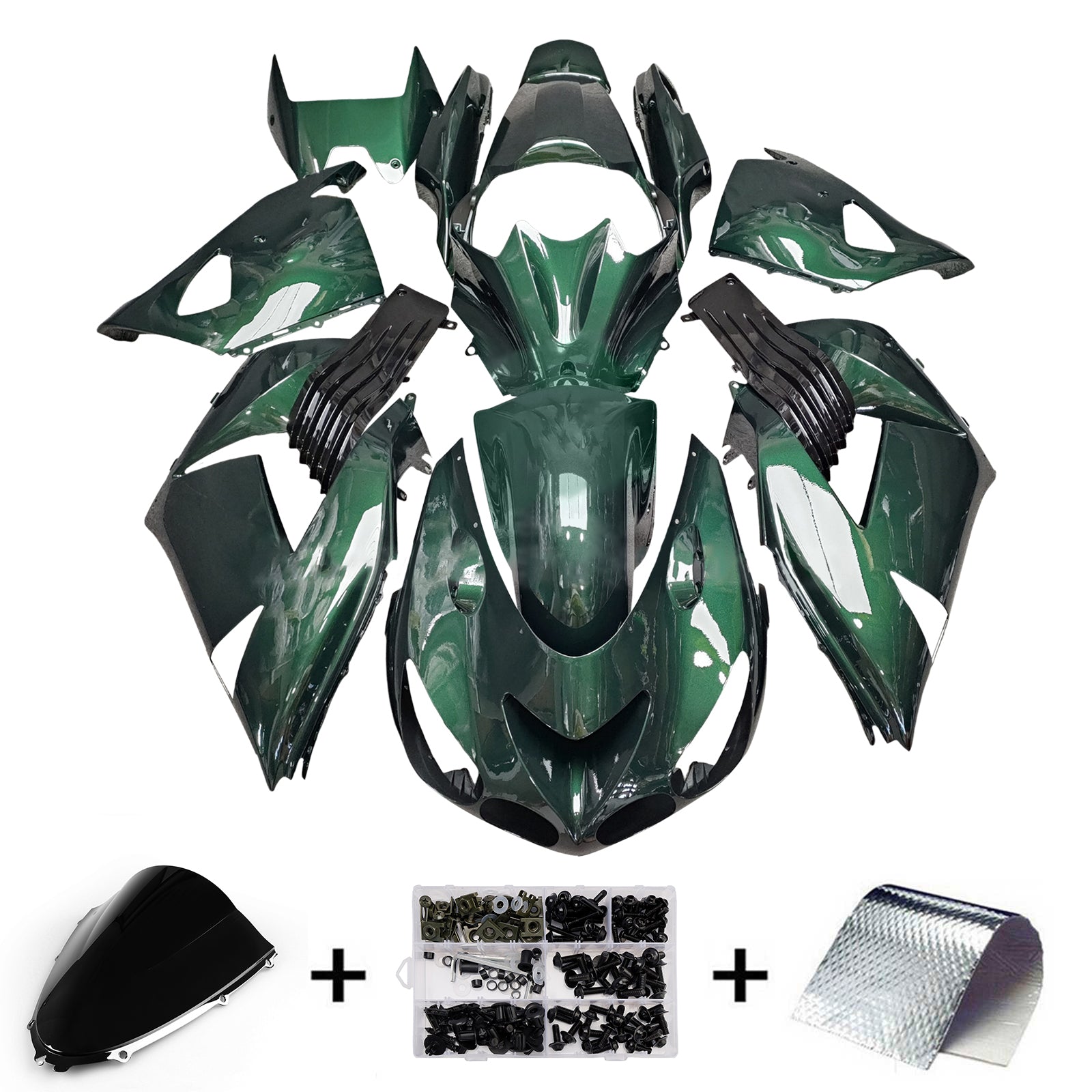 Injection Fairing Kit Bodywork fit For Kawasaki ZX14R ZZR1400 2012-2026