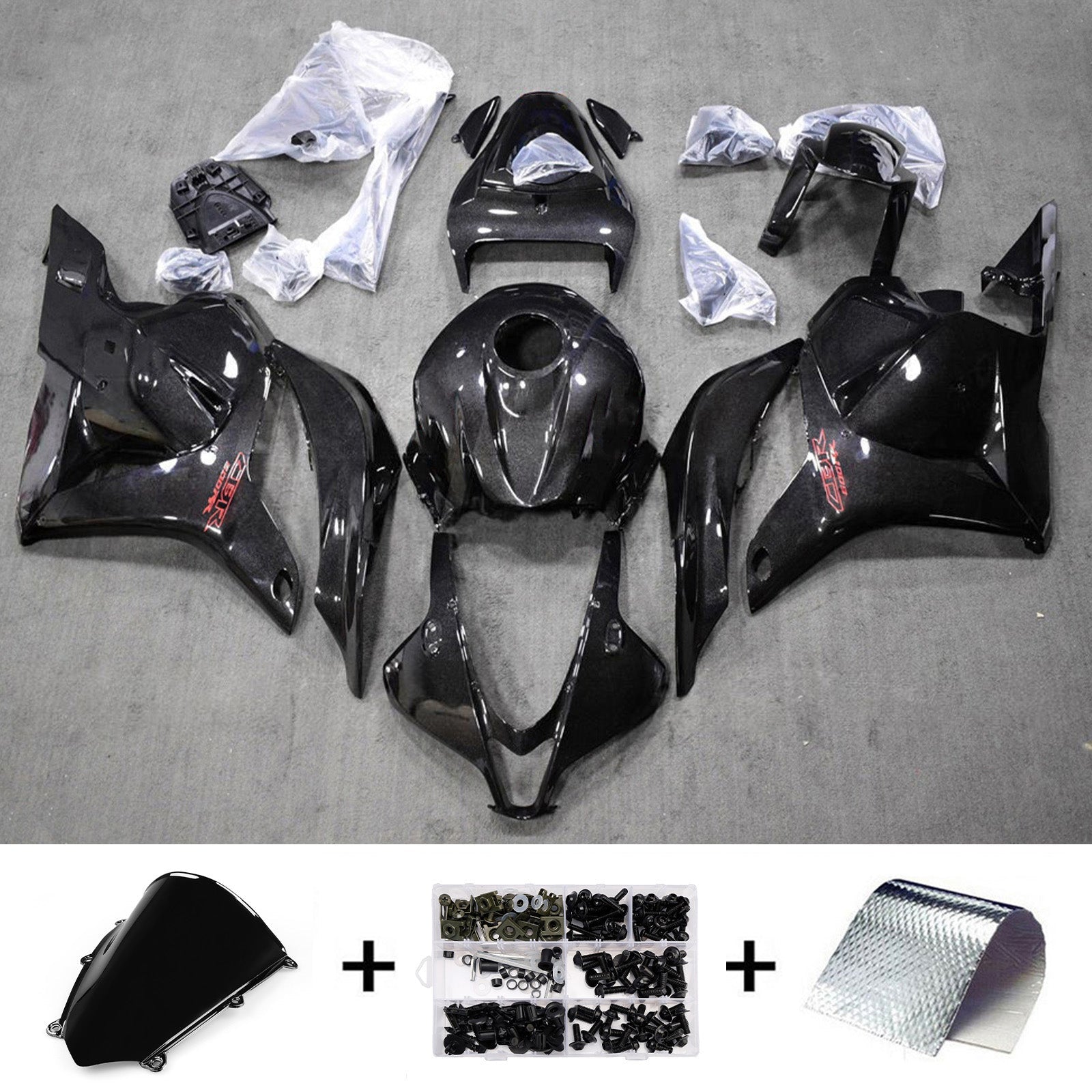 Injection Fairing Kit Bodywork Plastic ABS For Honda CBR600RR 2009-2012 F5