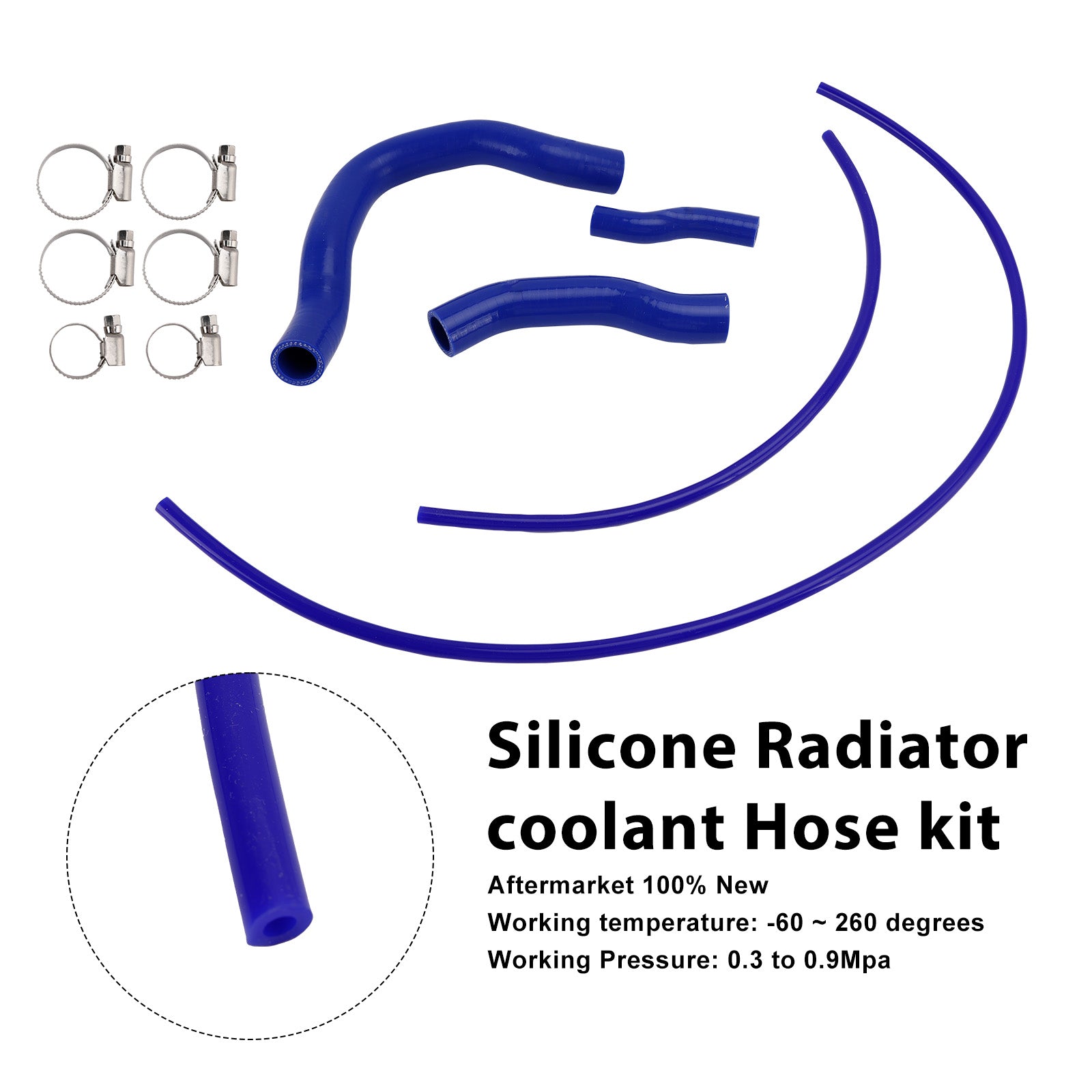 Silicone Radiator coolant Hose For Honda CB750 Hornet XL750 Transalp 23-25