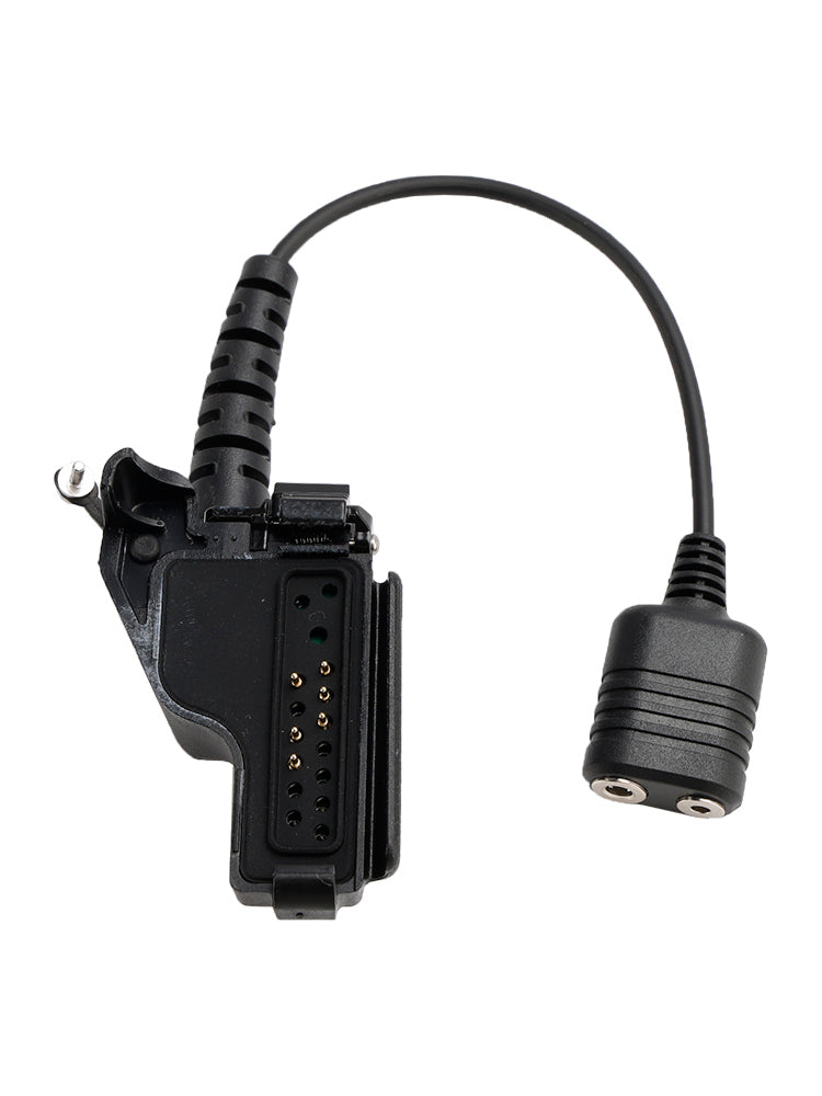 K Interface Headset Port Converter Cable for GP900 MTX838 XTS2500 XTS3000 XTS5000
