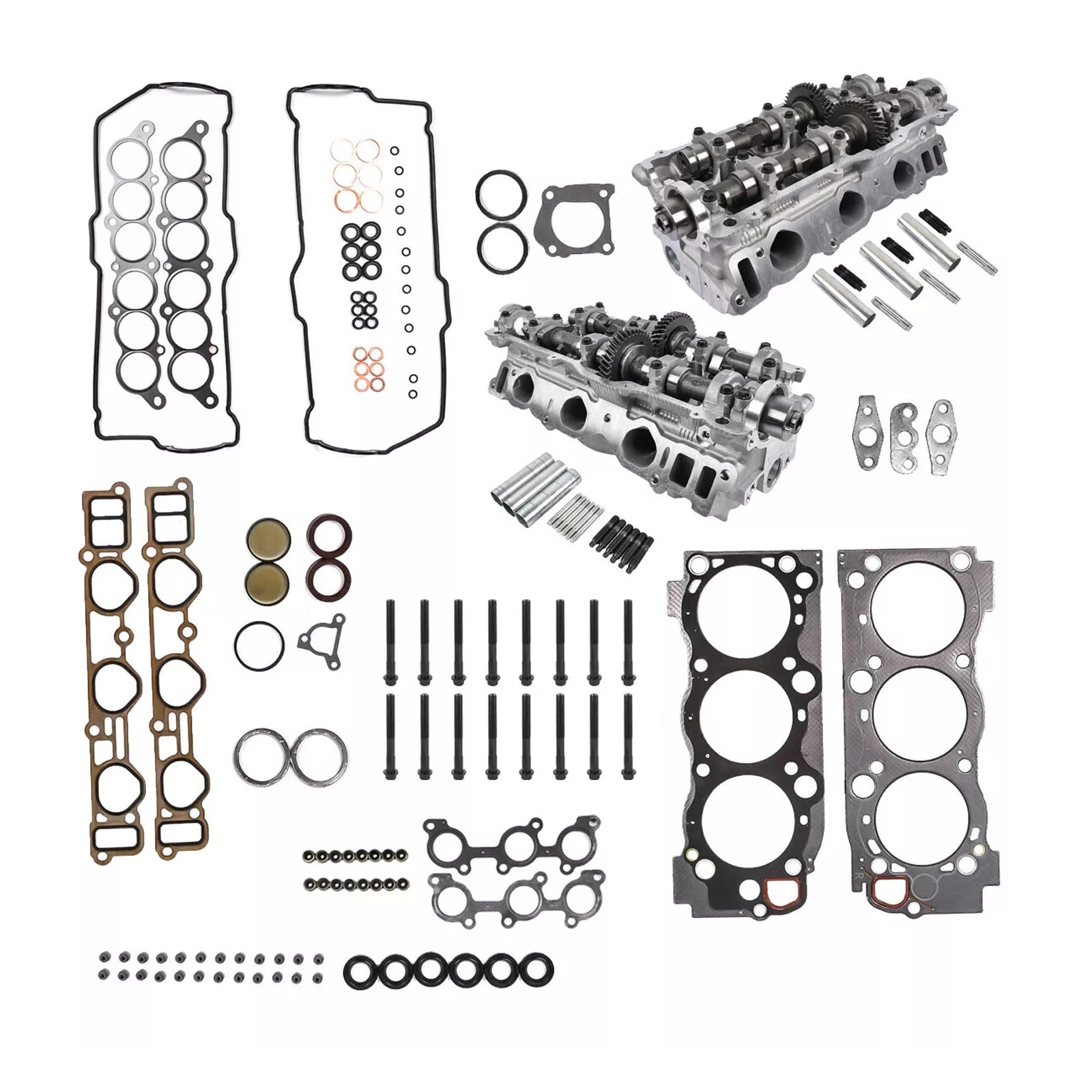 1995-04/2004 TOYOTA TACOMA 3.4L 2PCS Cylinder Head & Gaskets & Bolts 11101-69136 1305362050