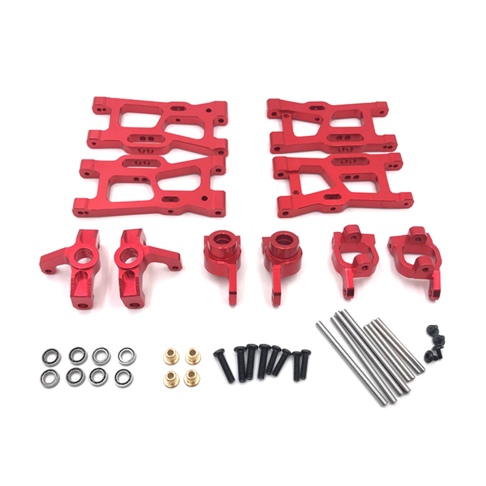 Metal Full Set RC Parts Kit For Wltoys 144001 144002 124016 124017 124018 124019