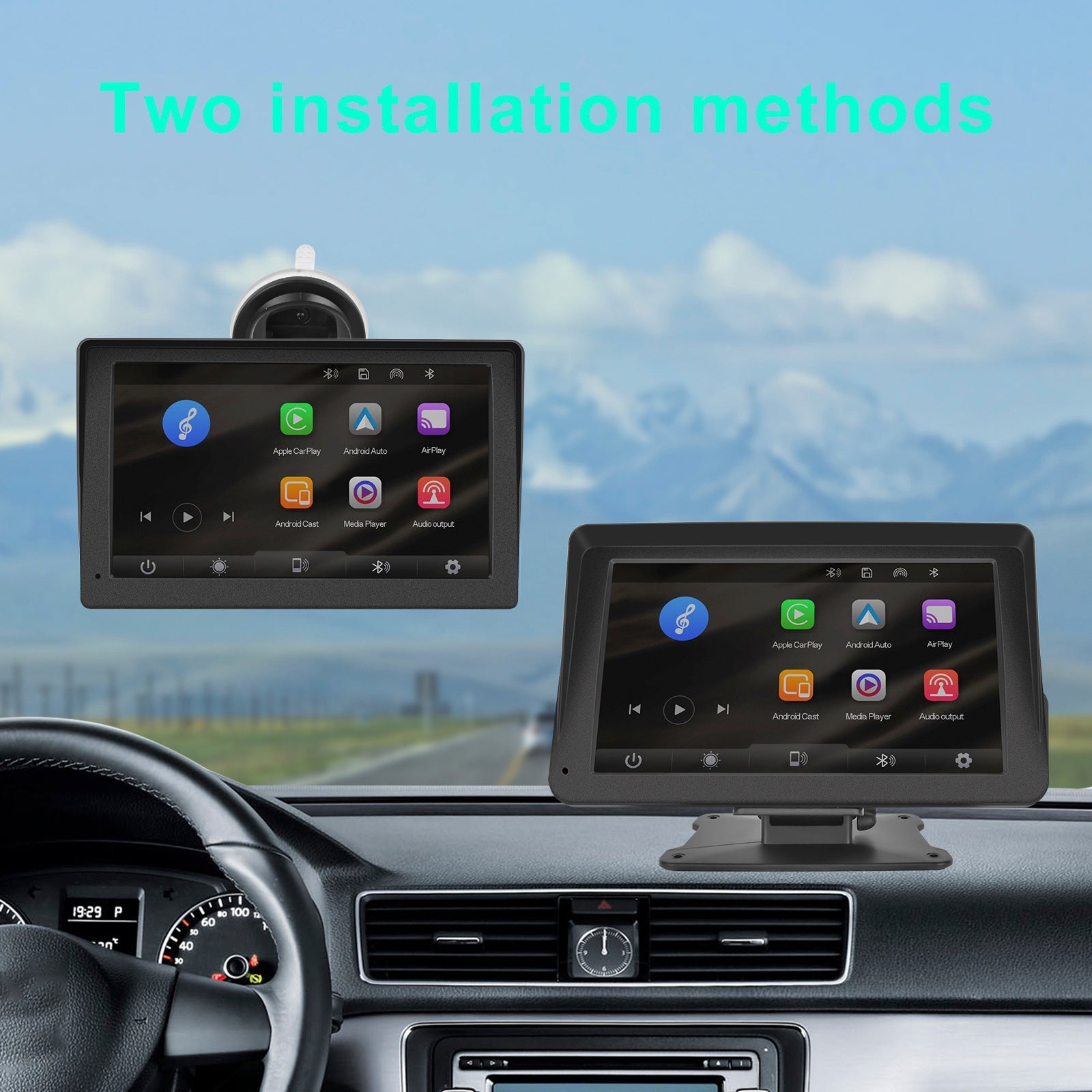 7-inch CarPlay Multifunction Player Auto Apple AirPlay Android Projection Camera