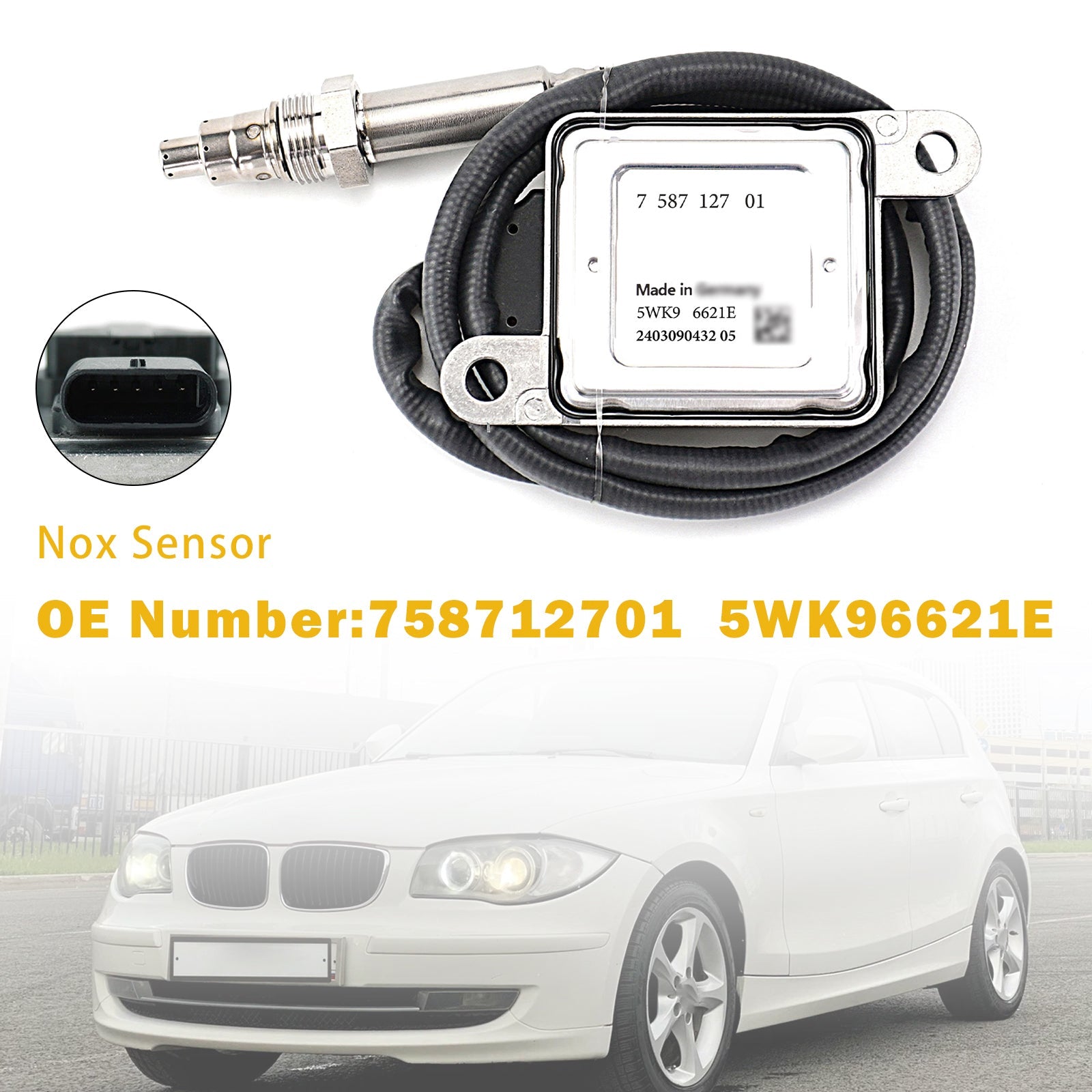 NOx Sensor 758712701 For BMW E81 E82 E87 E88 E90 E91 E92 E93