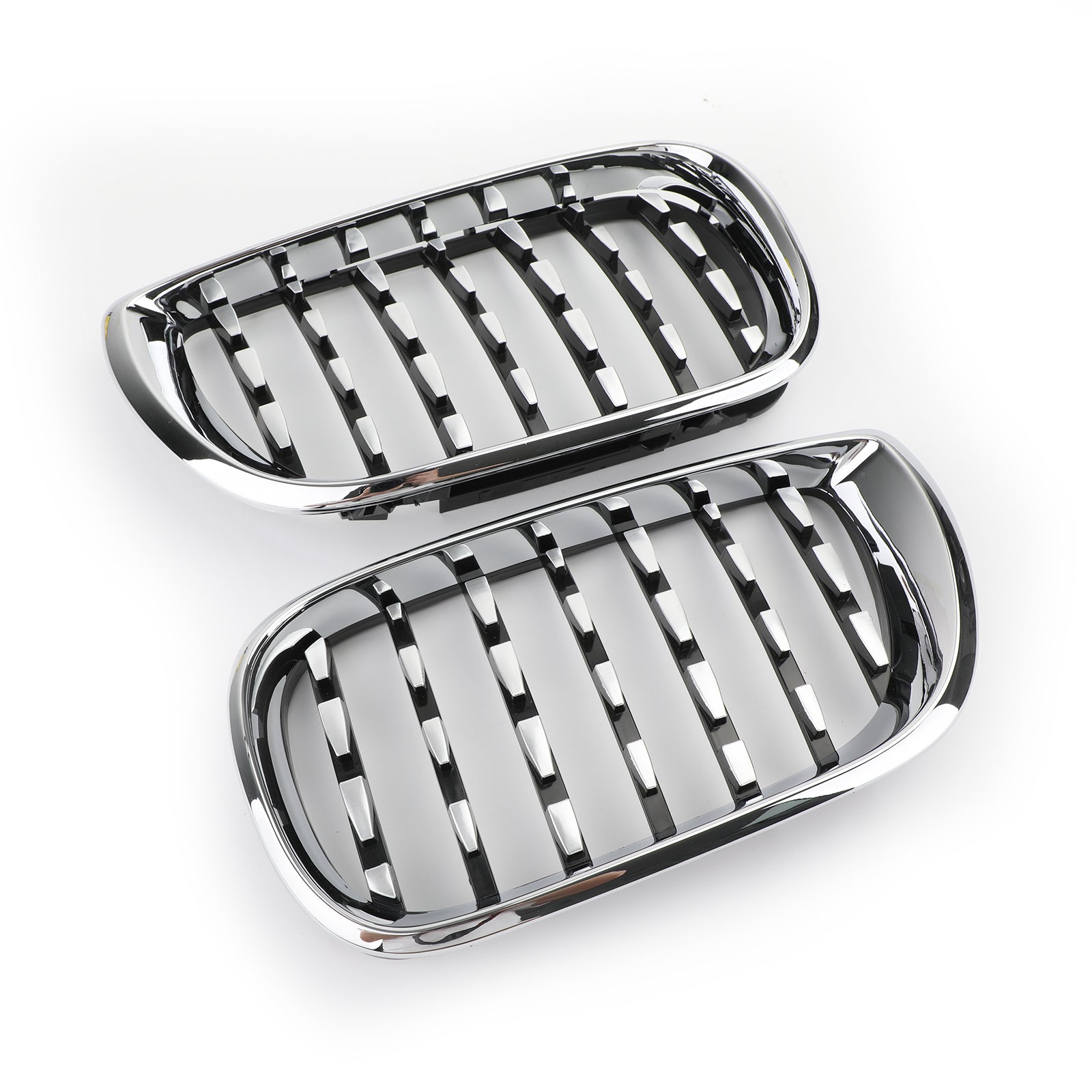 2002-2005 BMW E46 Saloon/Touring Facelift 4Dr Diamond Style Front Grille Black&Chrome/Chrome/Black Generic