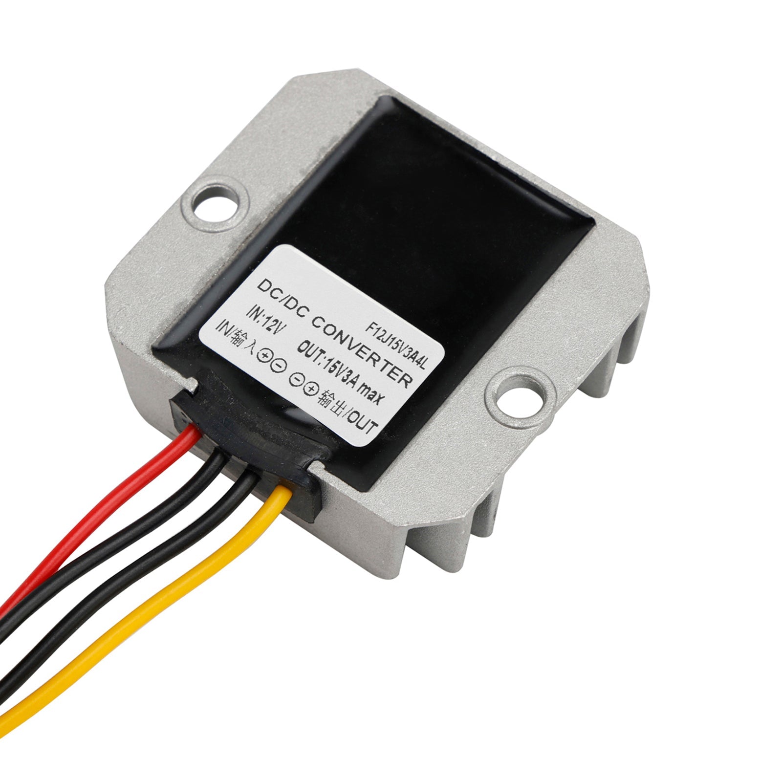 Waterproof DC 12V to 15V 3A 45W Step-Up Power Supply Converter Regulator