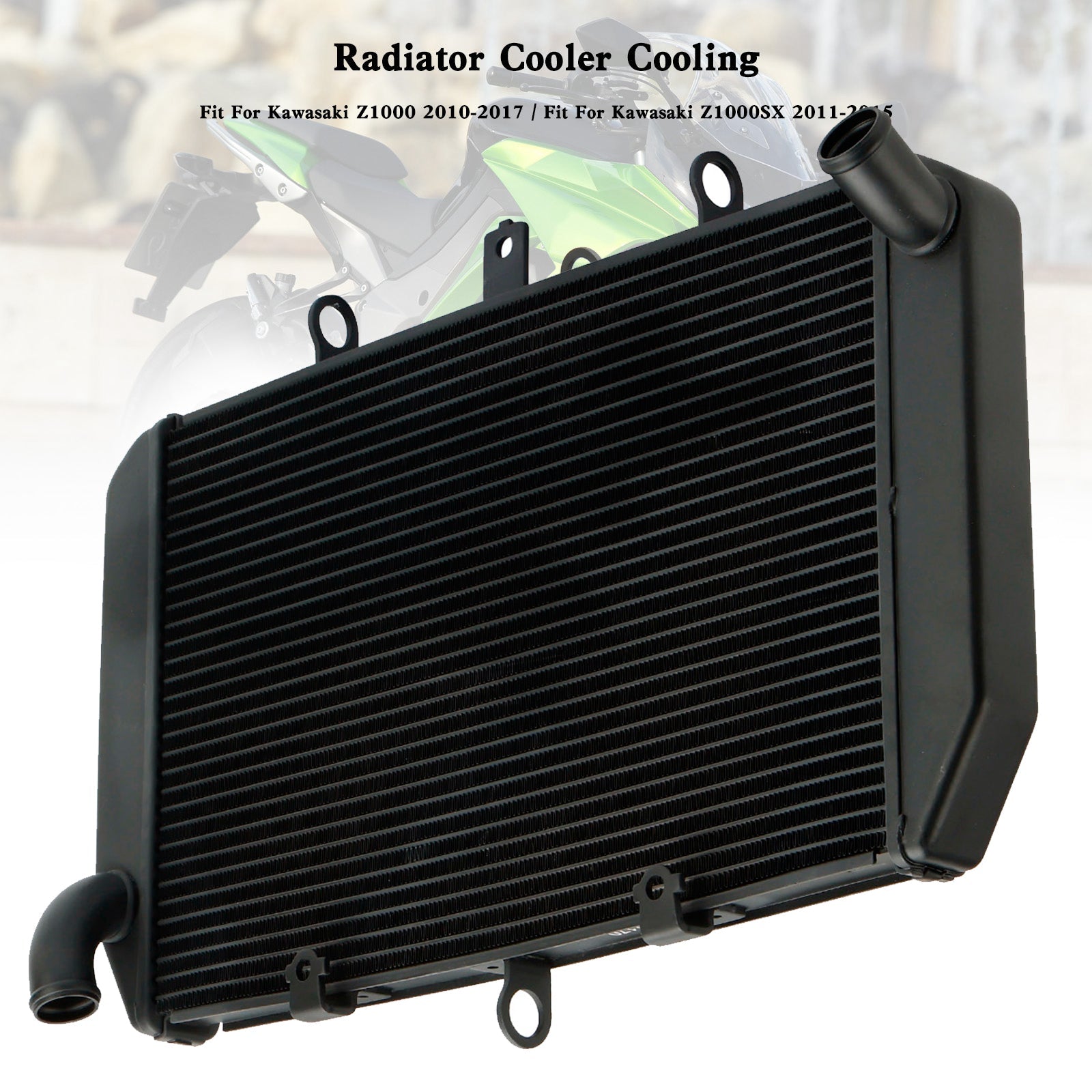 2011-2015 Kawasaki Z1000SX Aluminum Radiator Cooling Cooler
