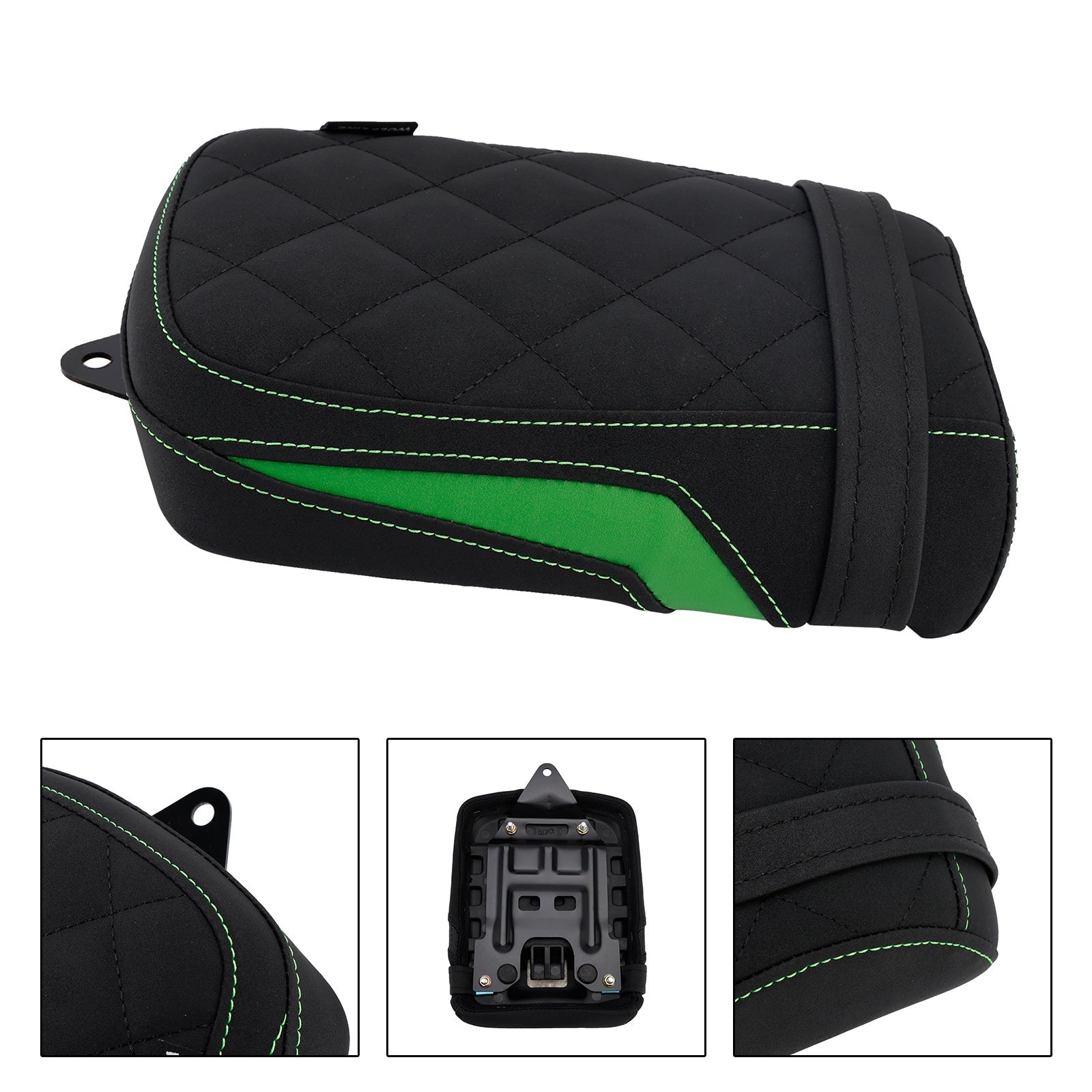 2024-2025 Kawasaki Eliminator 500 Rear Seat Passenger Cushion Flat Pu Black