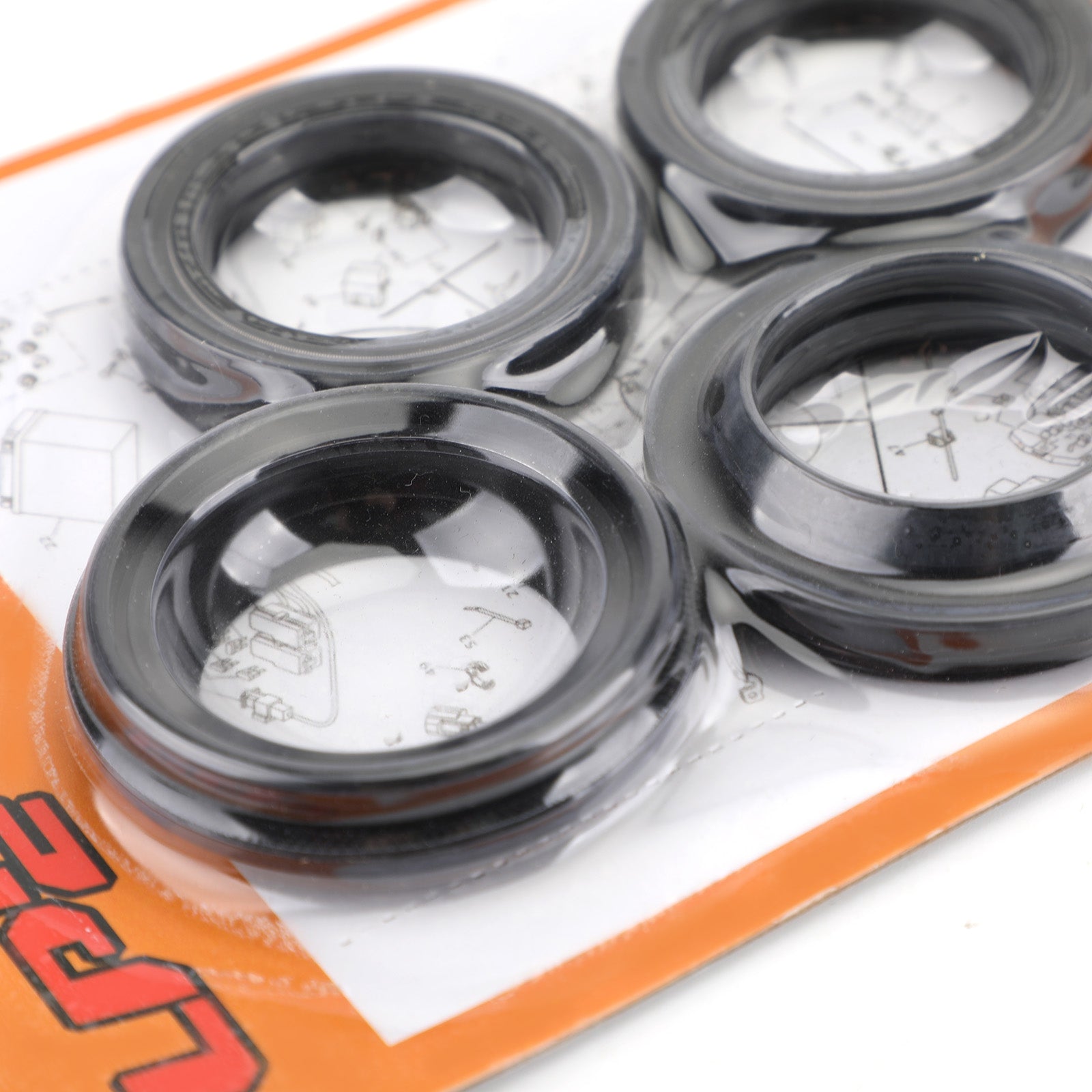 Fork Oil Dust Seal Kit for Honda CB 91255-KBH-003,51490-GS2-305,51490-KL4-951 Generic