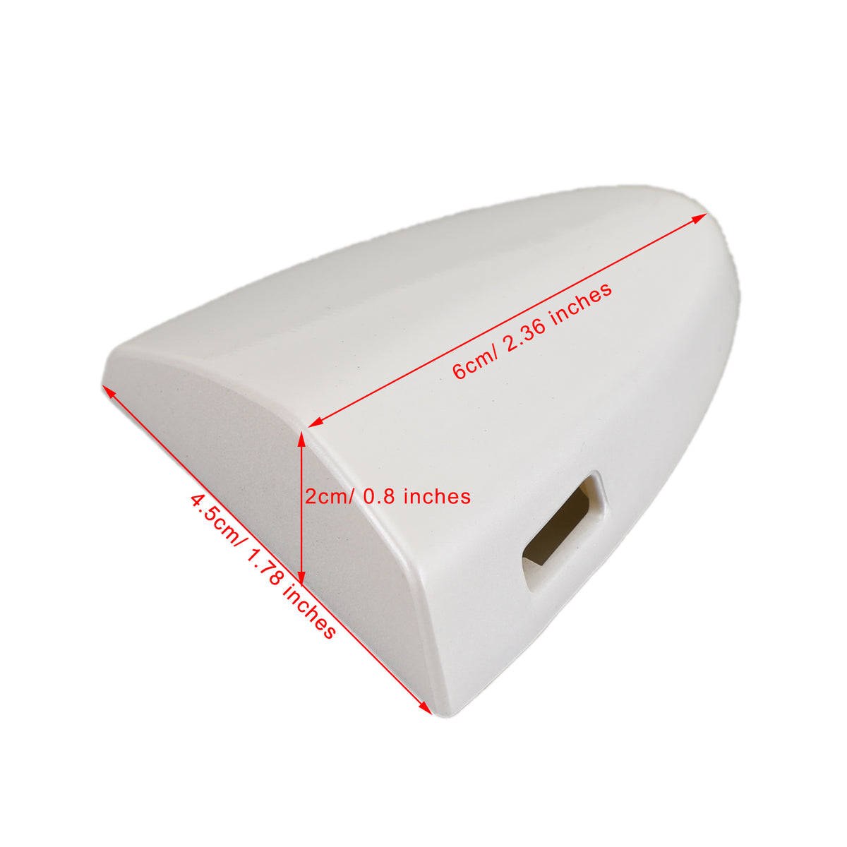 2008-2013 Lexus IS F 5.0L White Front Left Ouside Door Handle Key Cover Cap 69218-53021 Generic