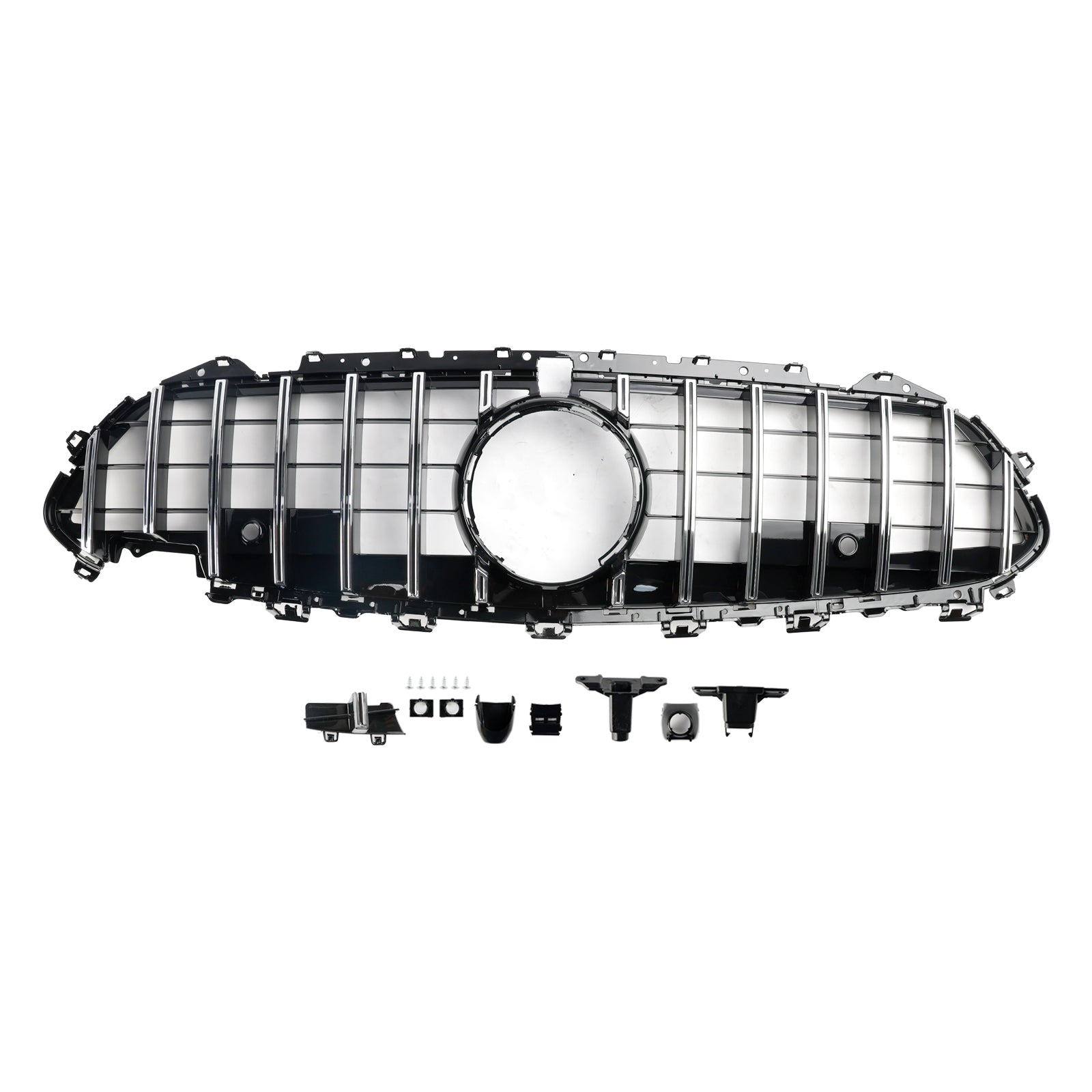 2018 2019 2020 2021 2022 2023 2024 Mercedes CLS C257 W257 Coupe Chrome Front Bumper Grille Grill