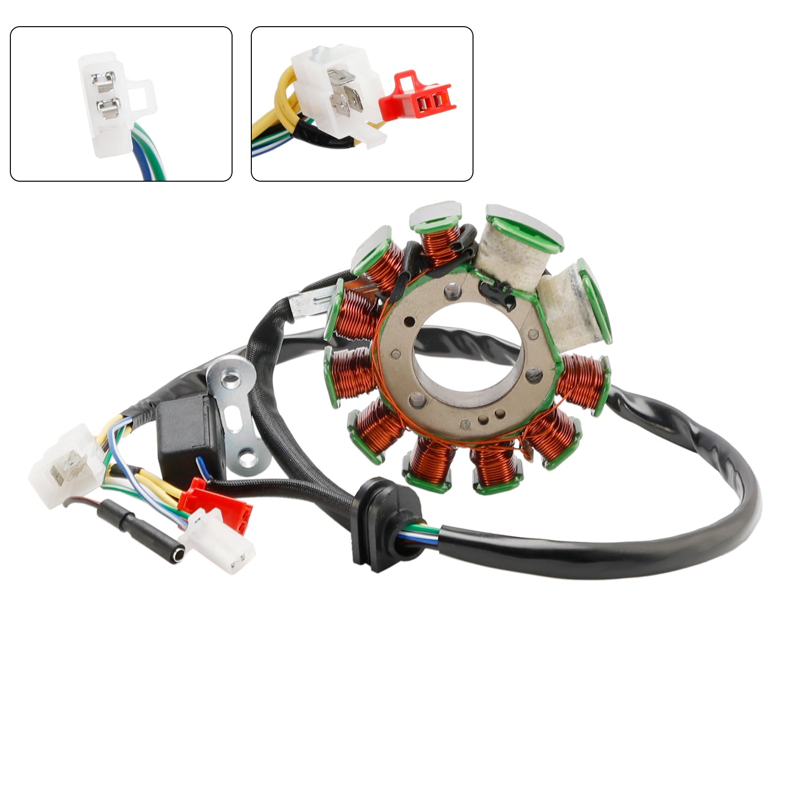 2004 SYM (Sanyang Motor) Joyride 200 E2 Stator Coil Magneto 6-Wire 11-Coil 31120-H9A-000 31120-H9A-001
