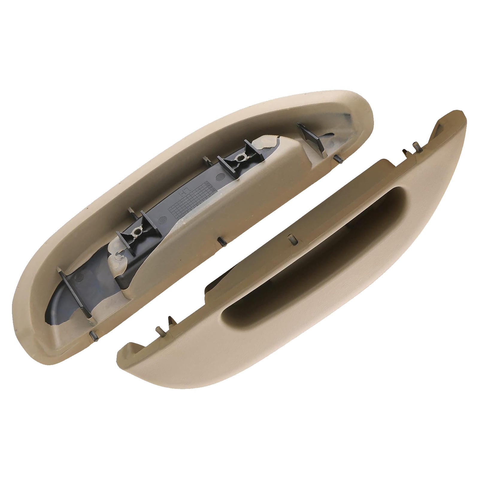 2PCS Door Armrest Pull Handle Cover For Chevy GMC Savana Van 1996-2002 Tan
