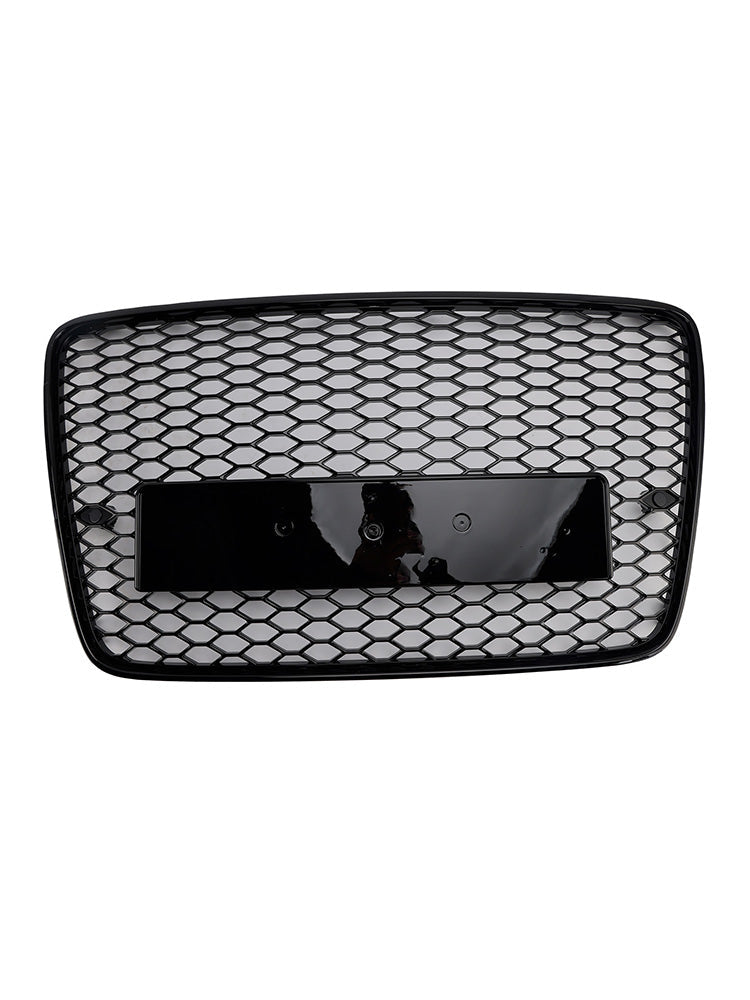 Gloss Black Front Bumper Radiator Vent Mesh Grille Grill Fit Audi Q7 2005-2015