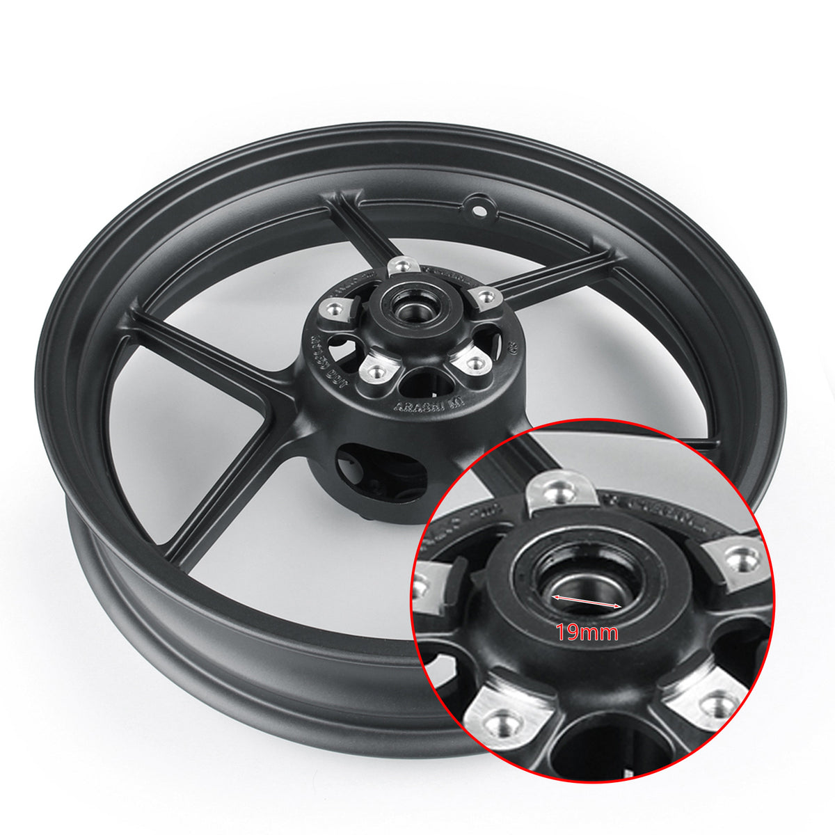 Front Wheel Rim 19mm For Kawasaki Z750 Z800 Z1000SX 09-15 Ninja ZX10R 04-05