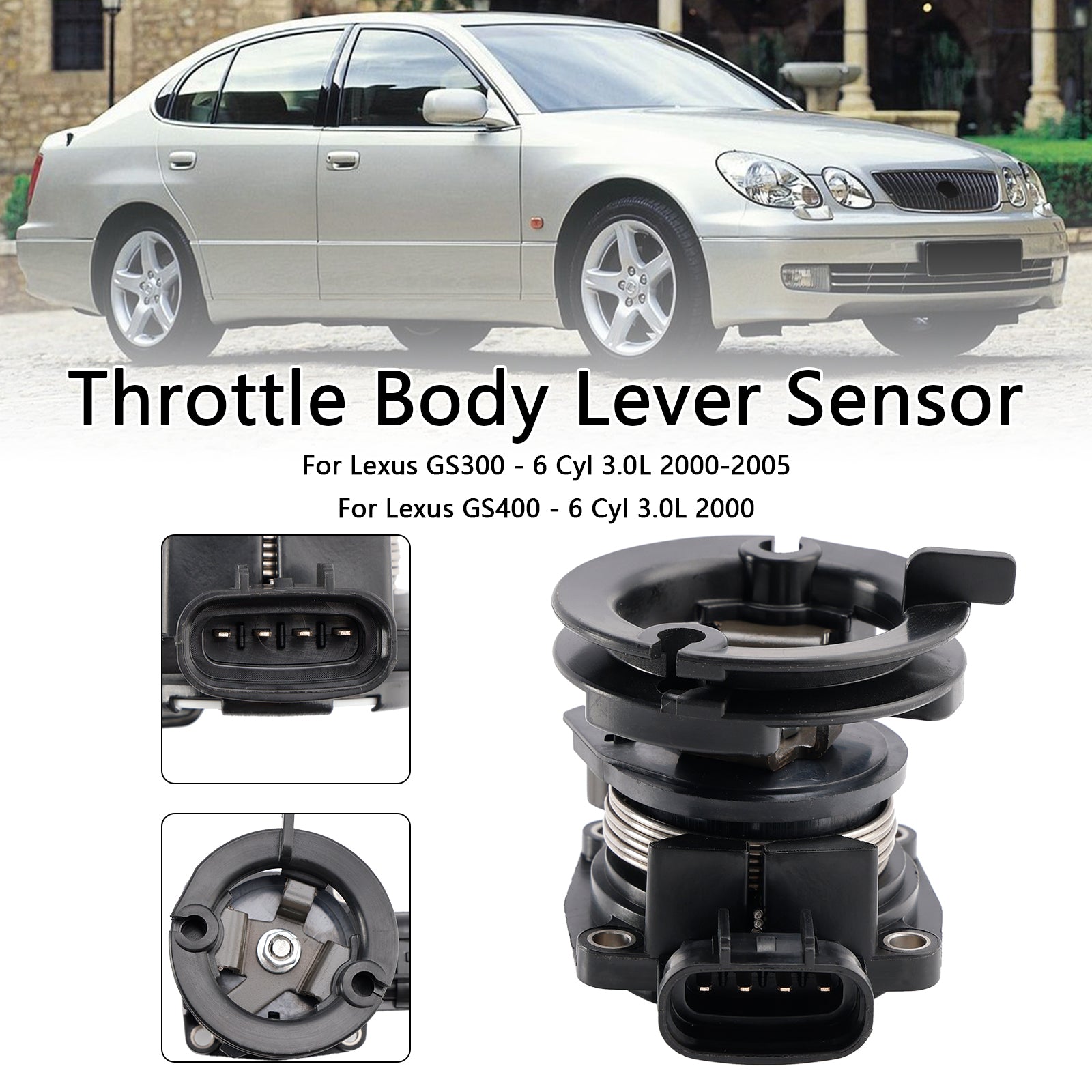 2000 Lexus GS400 - 6 Cyl 3.0L Throttle Body Lever Sensor 22060-46070