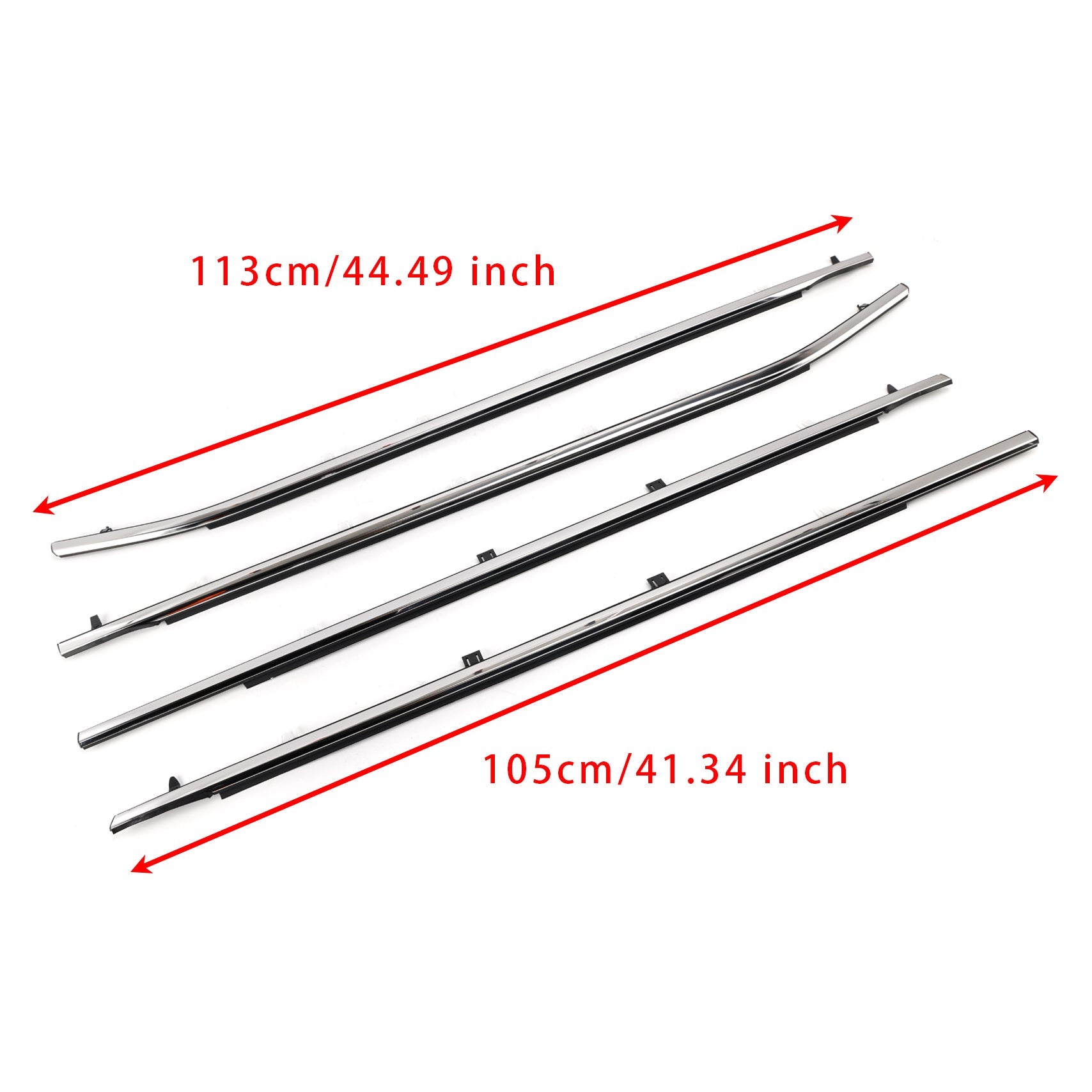 2011-2017 For Odyssey 4PCS Weatherstrips Seal 72410-TK8-A11 Door Belt Molding