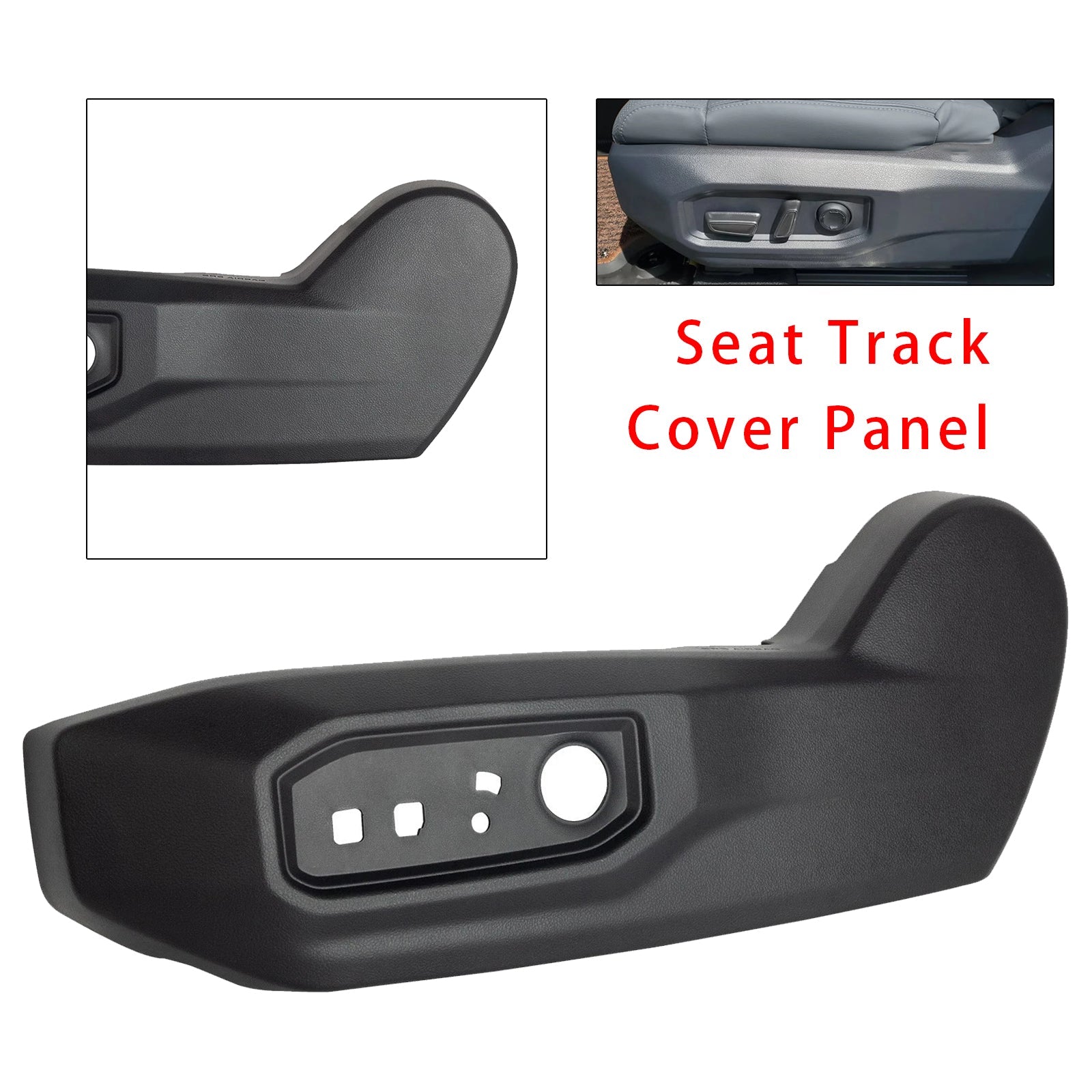 2022-2026 For Tundra Sequoia Left Driver Seat Track Cover Without Lumbar Support 71812-0C241-C0