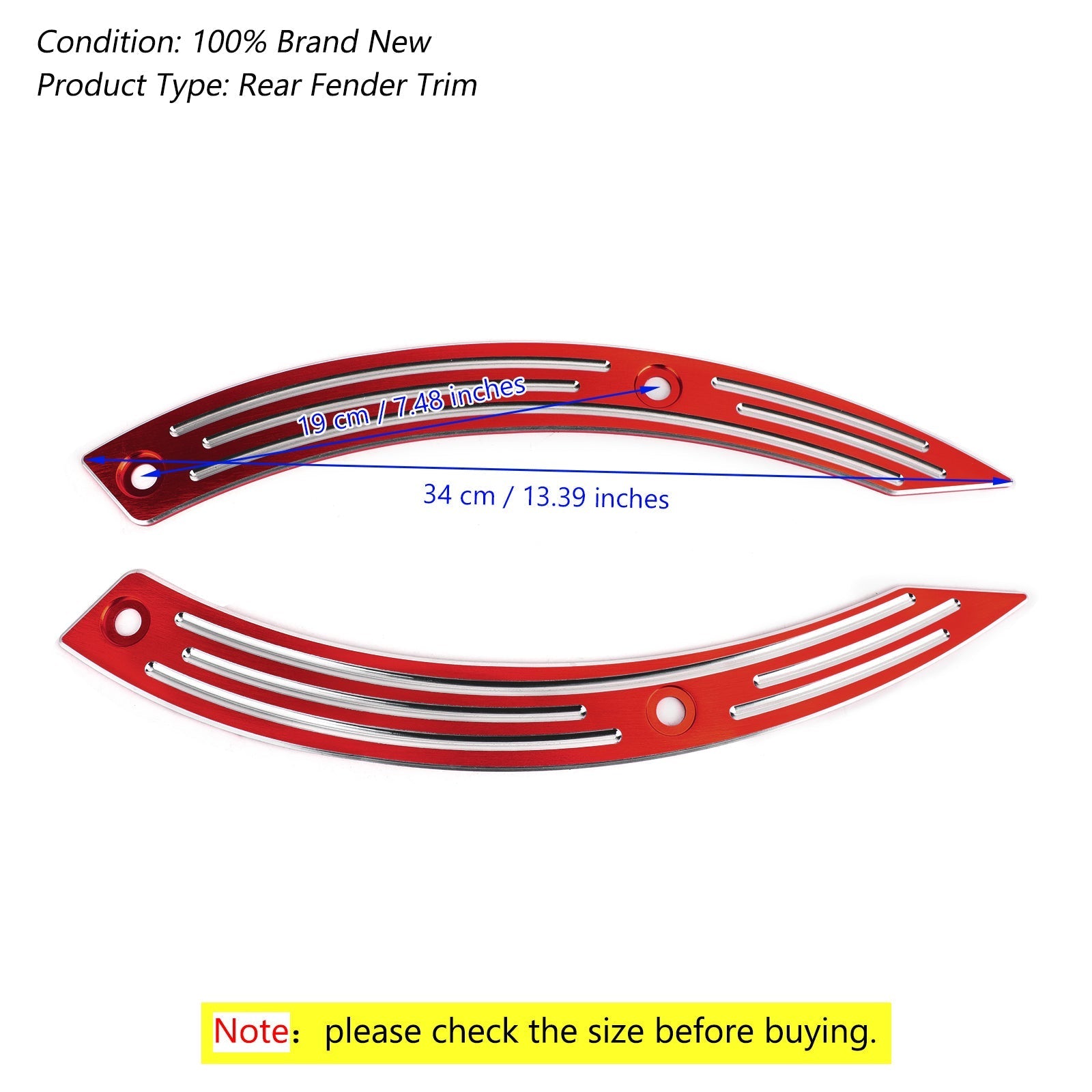 2017-2019 Honda REBEL CMX500 CMX300 Motorcycle Rear Fender Cover Trim Plate