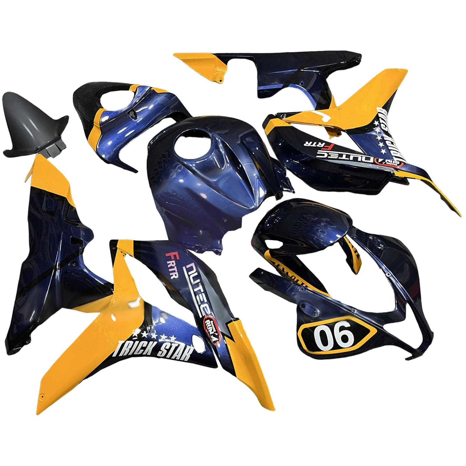 Injection Fairing Kit Bodywork Plastic ABS For Honda CBR600RR 2007-2008 F5