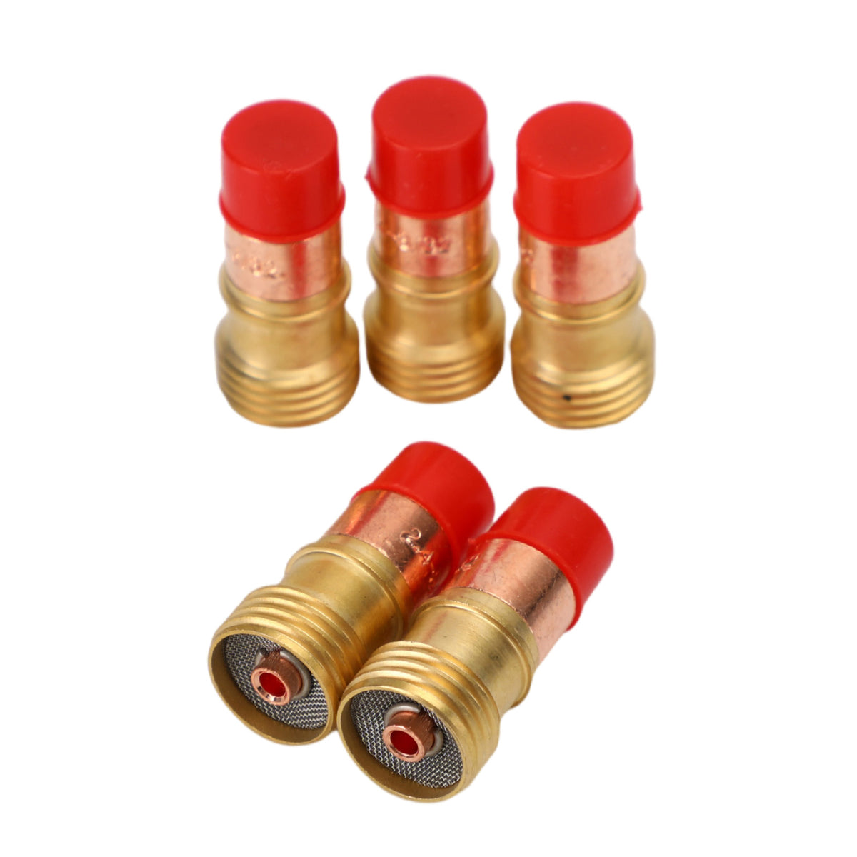5pcs Tig Welding Torch Stubby Gas Lens 4Gl332 (3/32") For 17/18/26