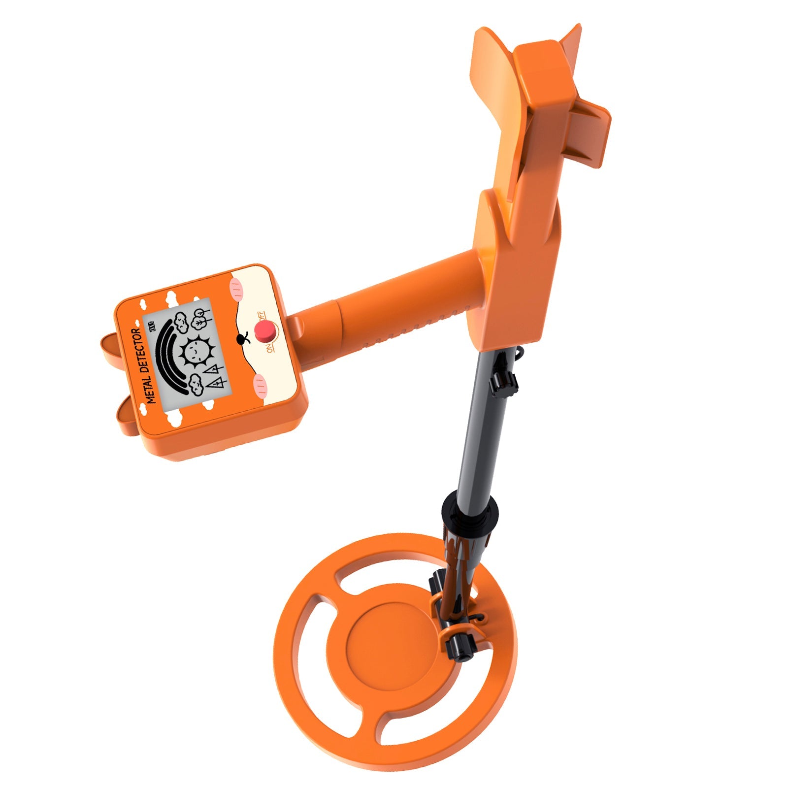 GT260 Kids Child Treasure Seeker Beginners Metal Detector Waterproof 6.3" Coil