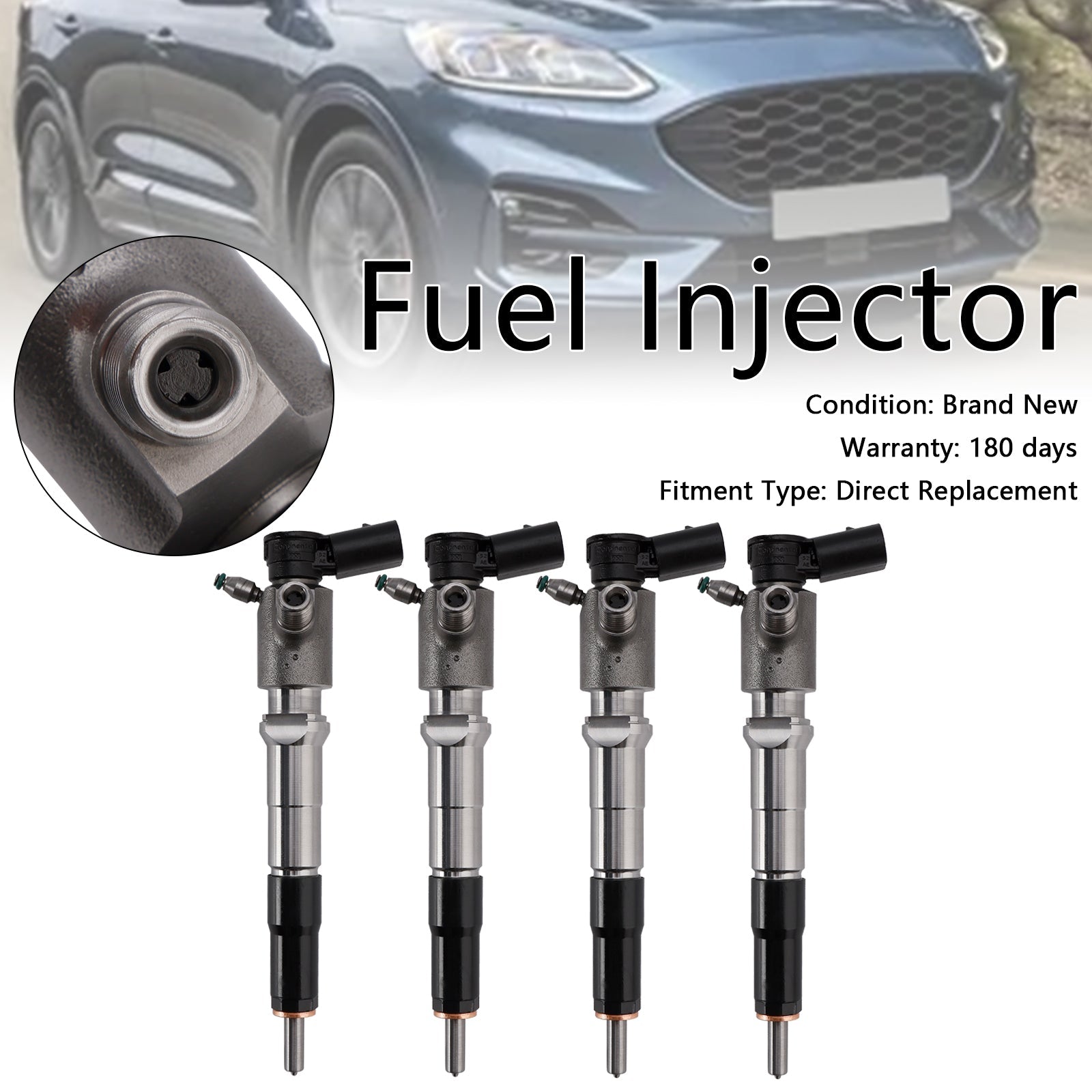 2018.09+ Ford Focus Mk4 Tournament (HP) 4PCS Fuel Injector GK2Q-9K546-AC 4103590680808 GK2Q9K546AB