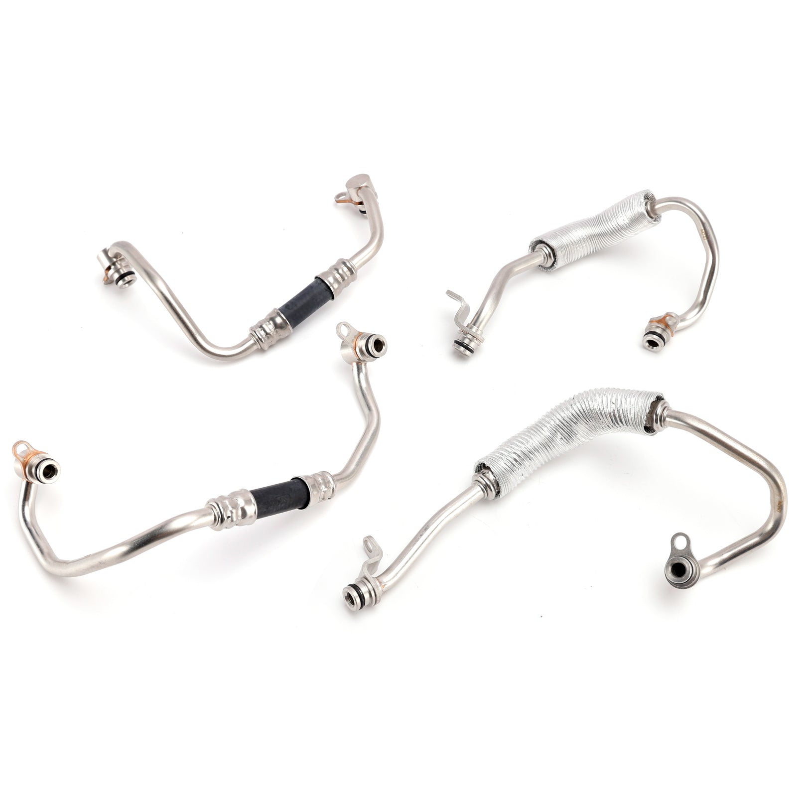 2011-2016 For BMW Z4 sDrive35is 4PCS Turbo Charger Coolant Hose Line Kit 11537563707