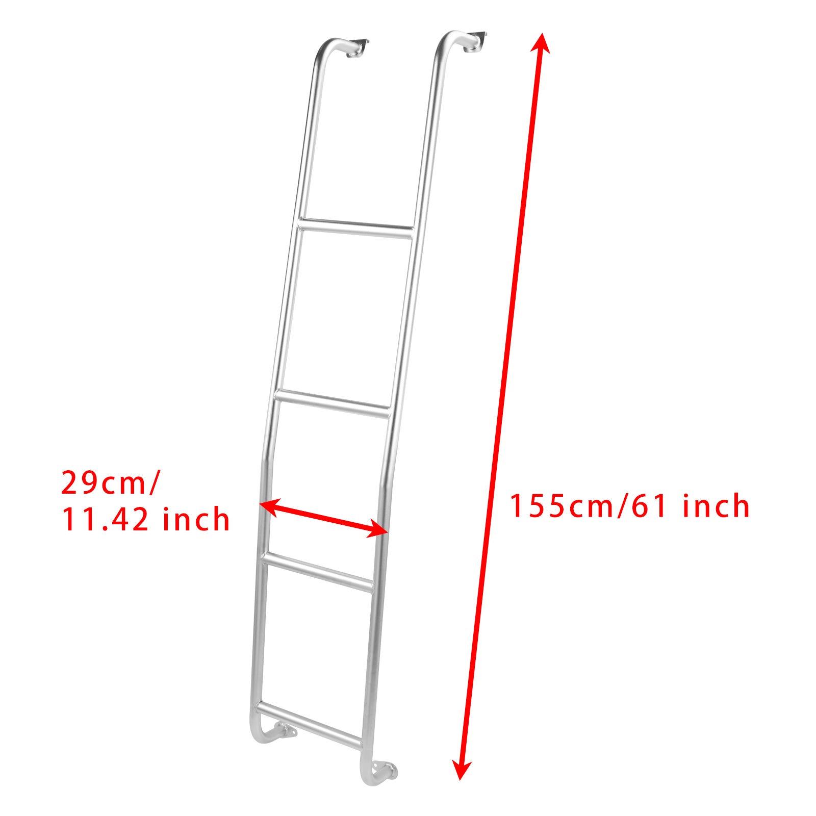 2014-2024 Ford Transit Medium Roof Van Stainless Steel Van Ladder 093TM