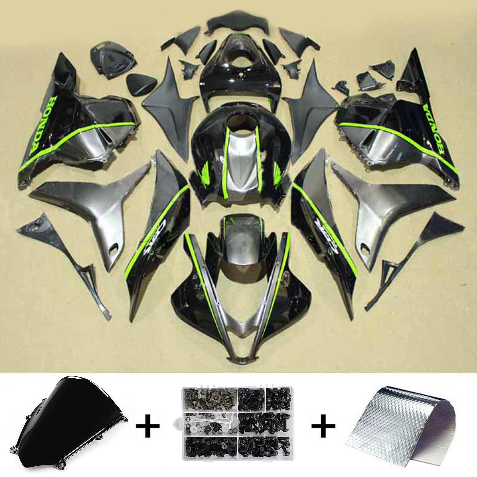 2009-2012 Honda CBR600RR F5 Fairing Kit Bodywork Plastic ABS