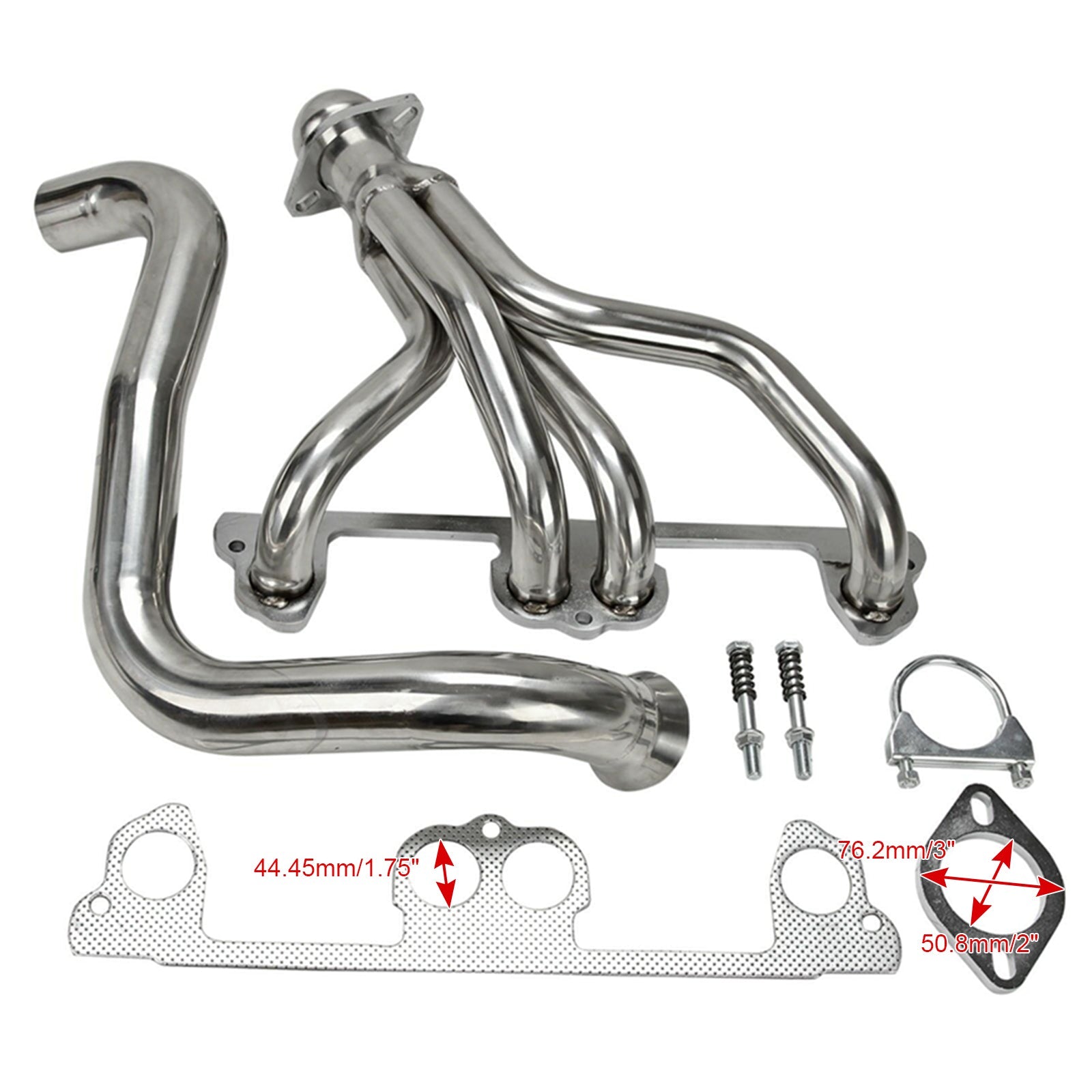 Stainless Steel Manifold Header Fit Jeep Wrangler TJ 1997-1999 2.5L L4
