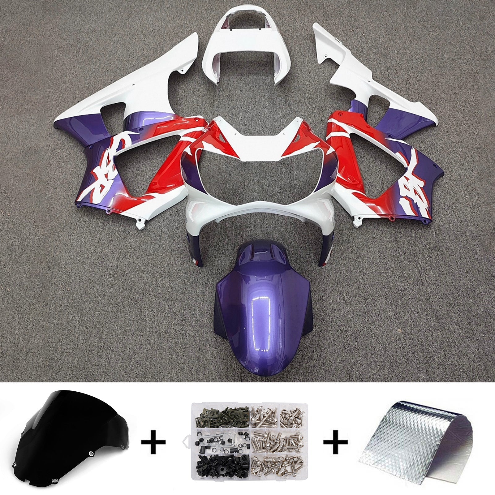 Injection Fairing Kit Bodywork Plastic ABS For Honda CBR929RR 2000-2001