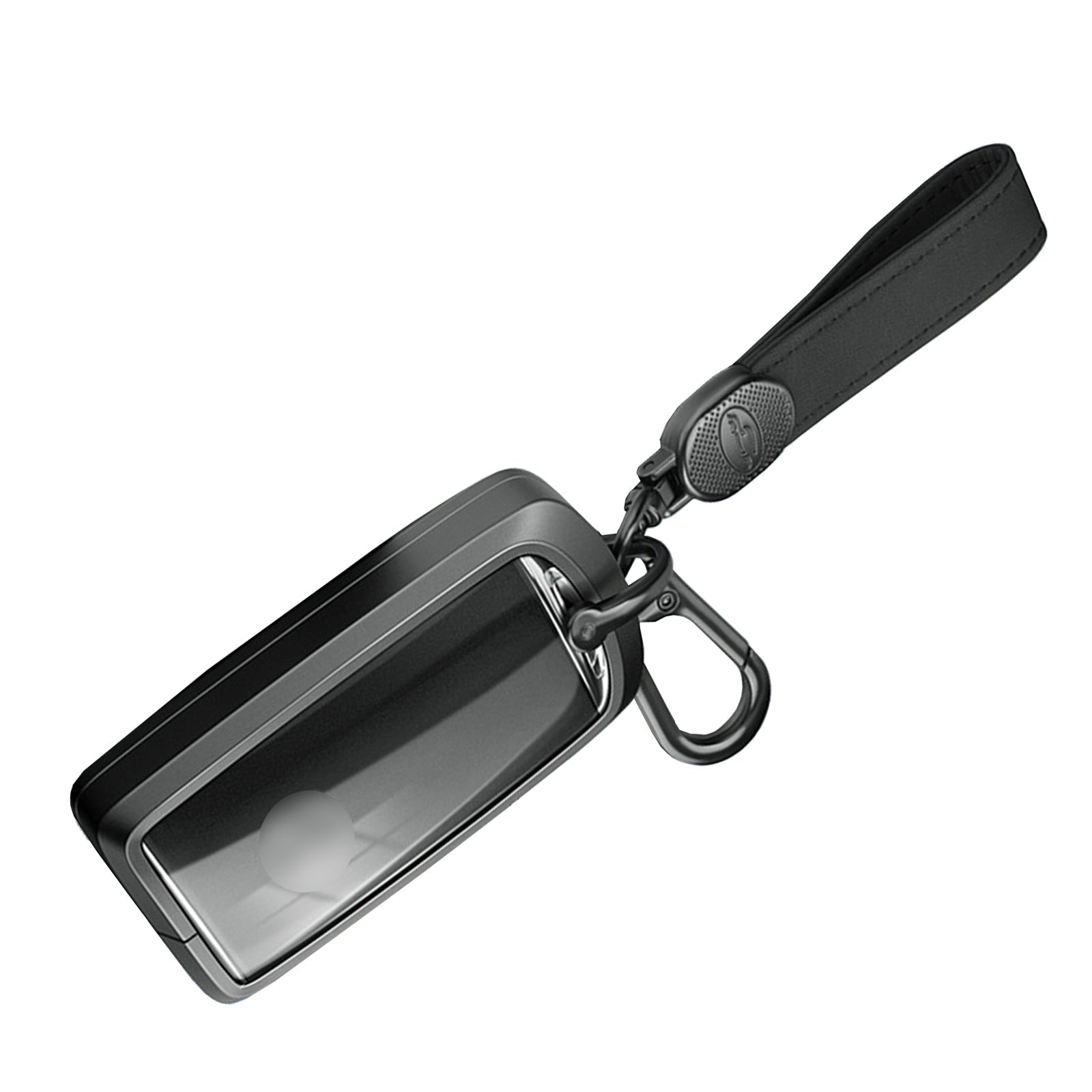 Aluminum Alloy TPU Black Car Key Case Cover With Buckle For Mazda CX-4 CX-5